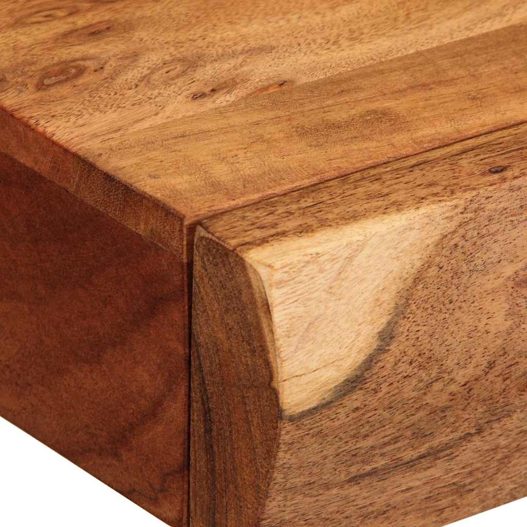 Rafturi de perete 2 buc 40x17x8 cm din lemn masiv de salcâm GartenMobel Dekor