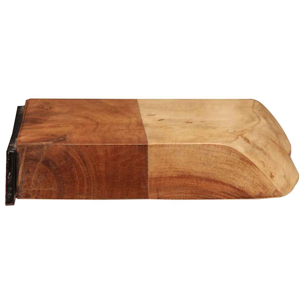 Rafturi de perete 2 buc 40x20x3,5 cm Lemn masiv de salcâm GartenMobel Dekor