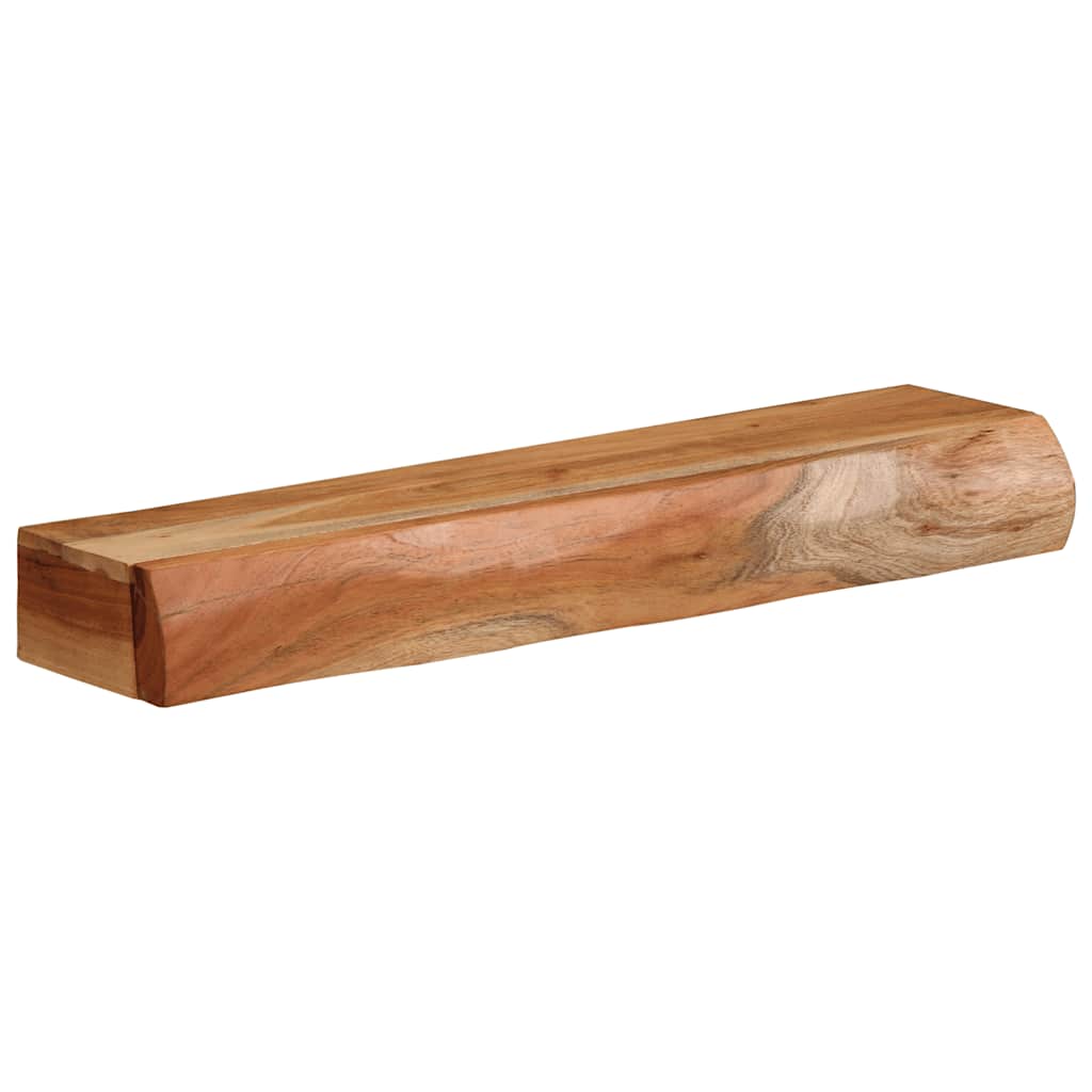 Rafturi de perete 2 buc 60x17x8 cm Lemn masiv de salcâm GartenMobel Dekor