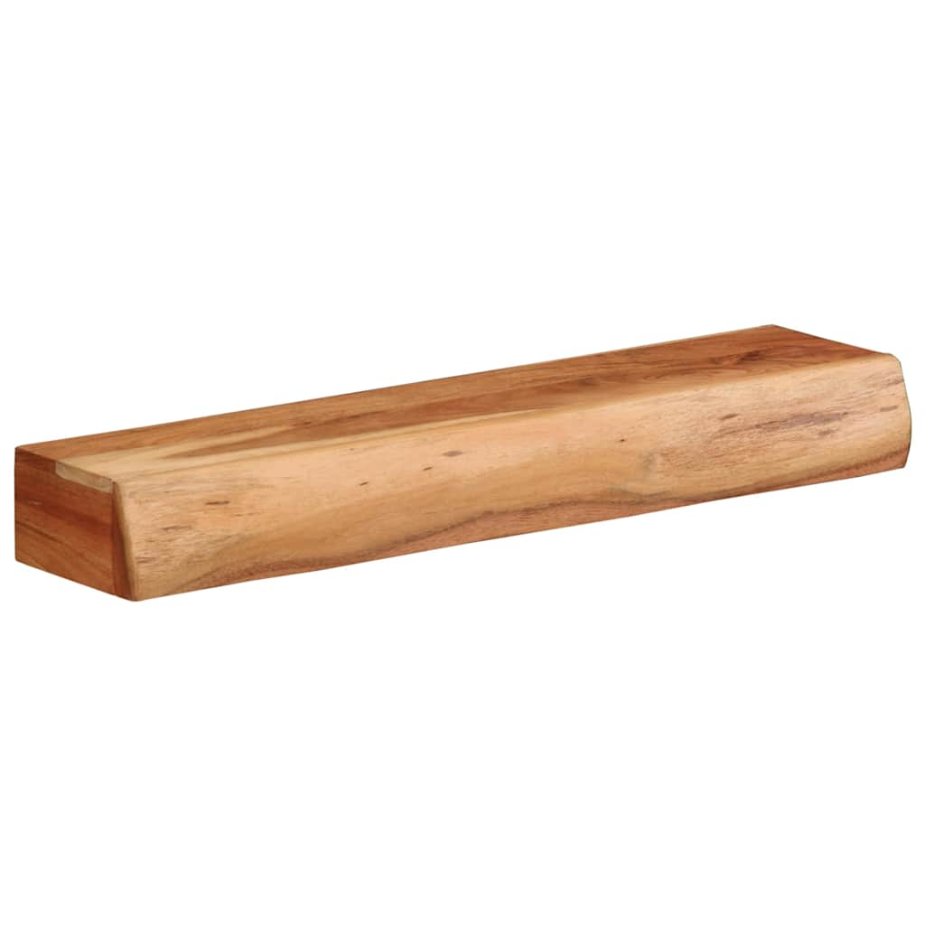 Rafturi de perete 2 buc 60x17x8 cm Lemn masiv de salcâm GartenMobel Dekor