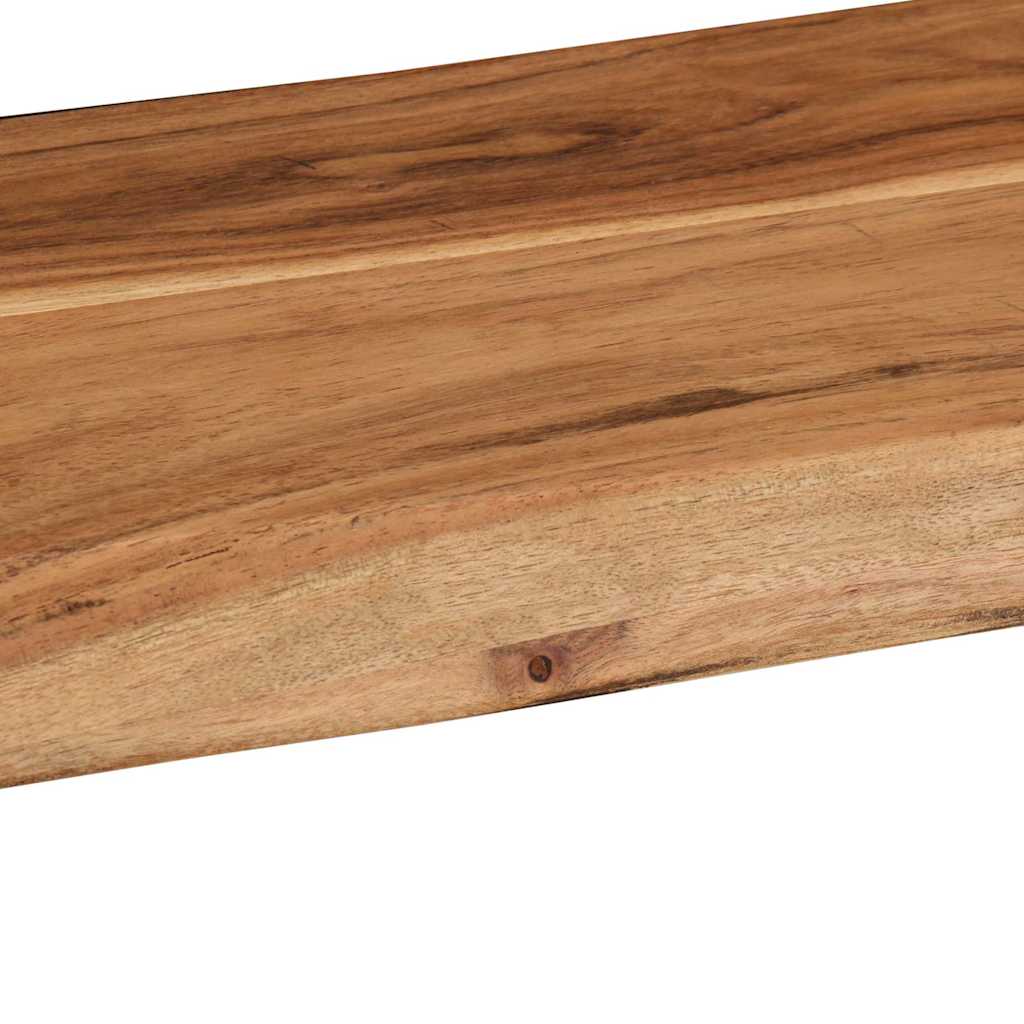 Rafturi de perete 2 buc 60x20x3,5 cm Lemn masiv de salcâm GartenMobel Dekor