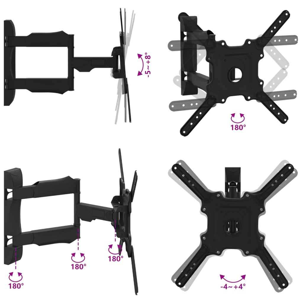 Suport TV de perete ecran 32-55 inchi Max VESA 400x400 mm 35kg GartenMobel Dekor