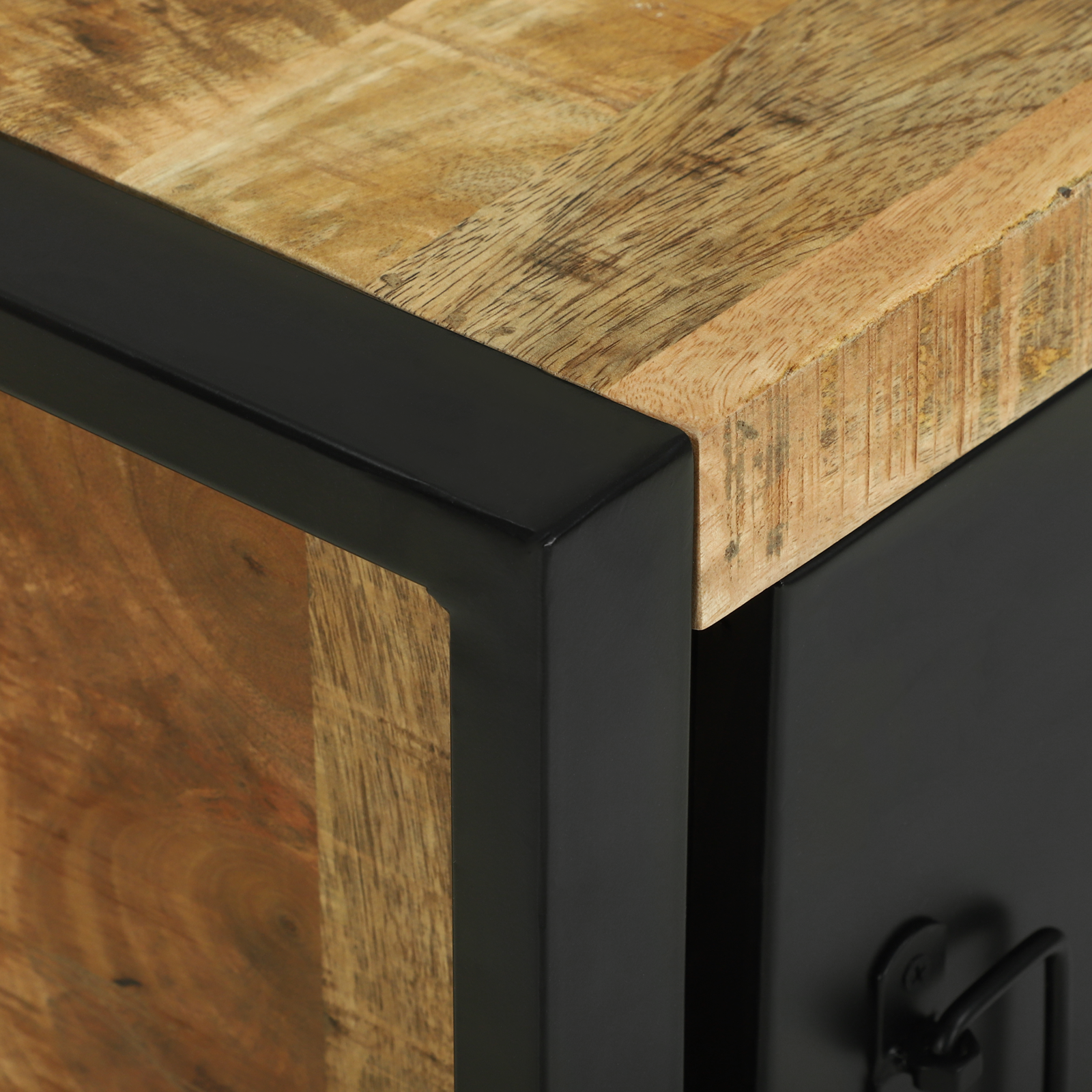 Cabinet de perete pentru baie 40x30x40 cm Lemn solid Mango brut GartenMobel Dekor