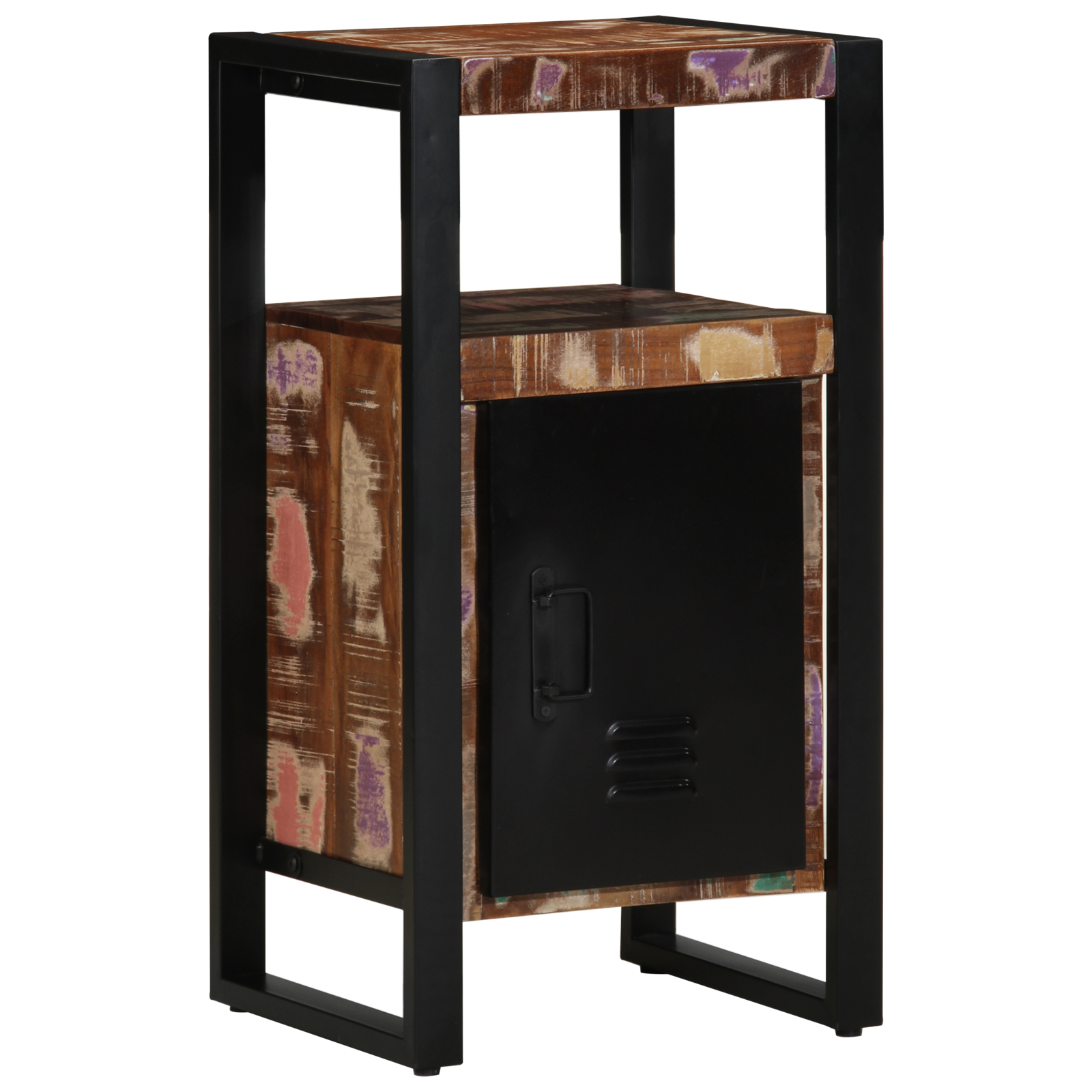 dulap de baie Multicolor 40x35x75 cm Lemn masiv recuperat GartenMobel Dekor
