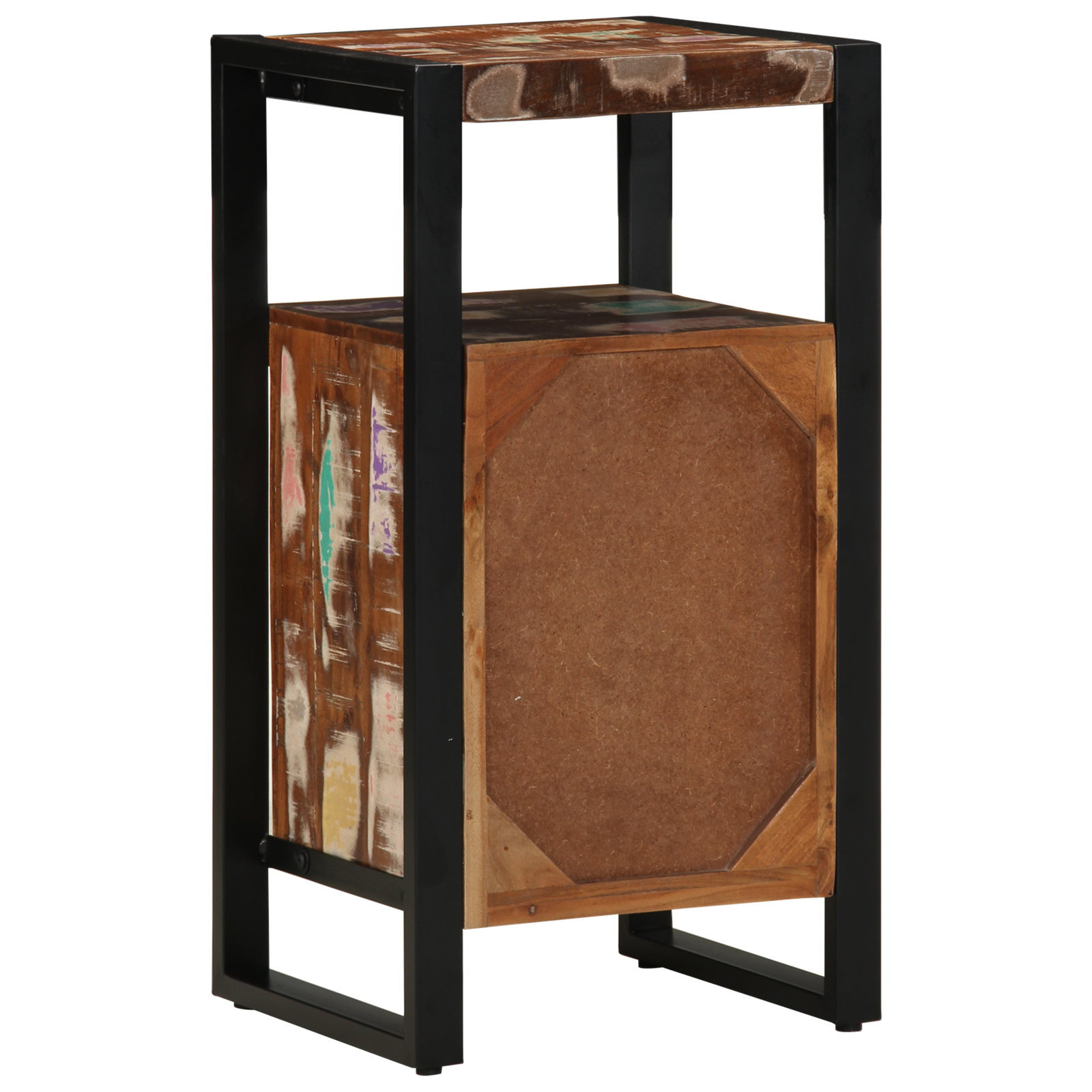 dulap de baie Multicolor 40x35x75 cm Lemn masiv recuperat GartenMobel Dekor