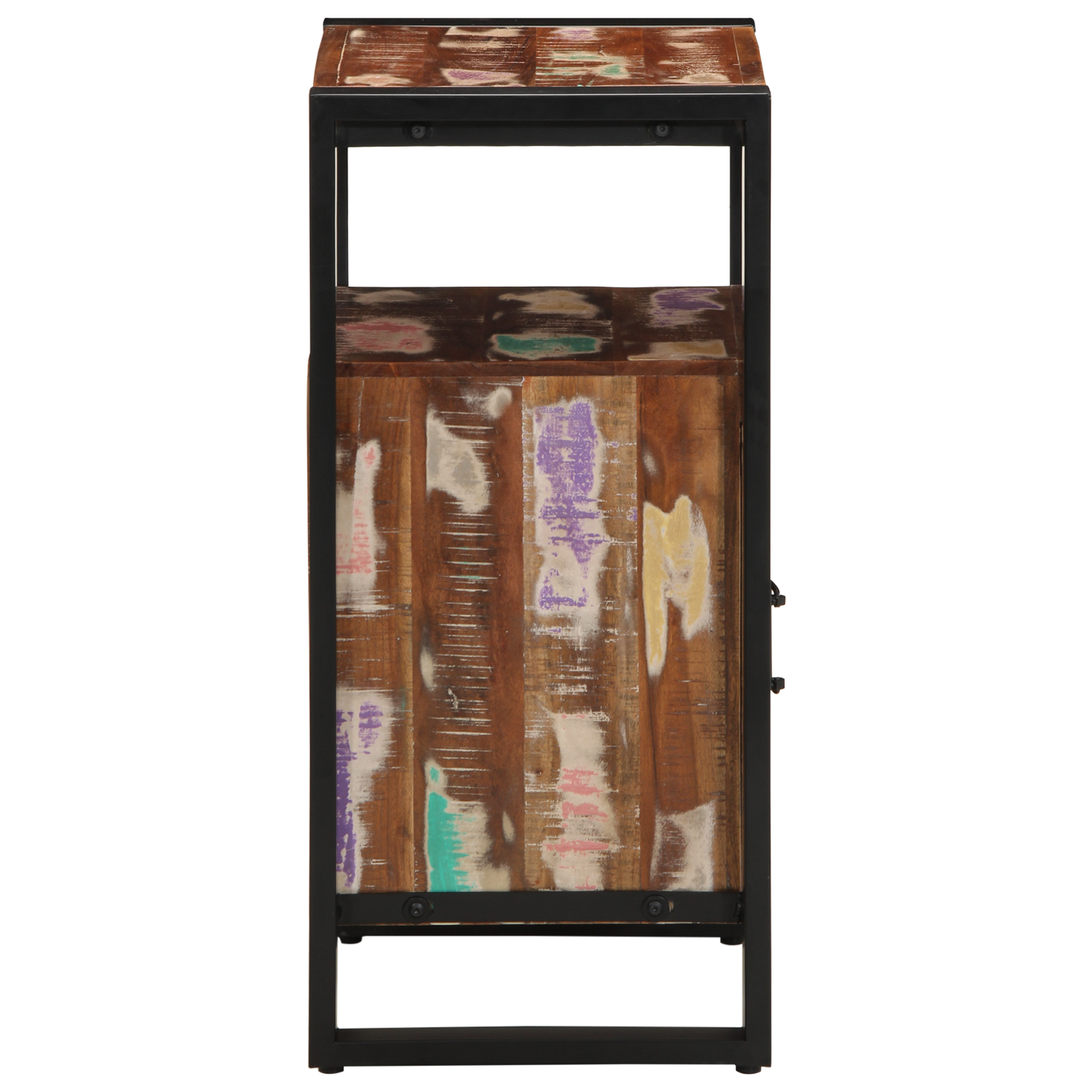 dulap de baie Multicolor 40x35x75 cm Lemn masiv recuperat GartenMobel Dekor