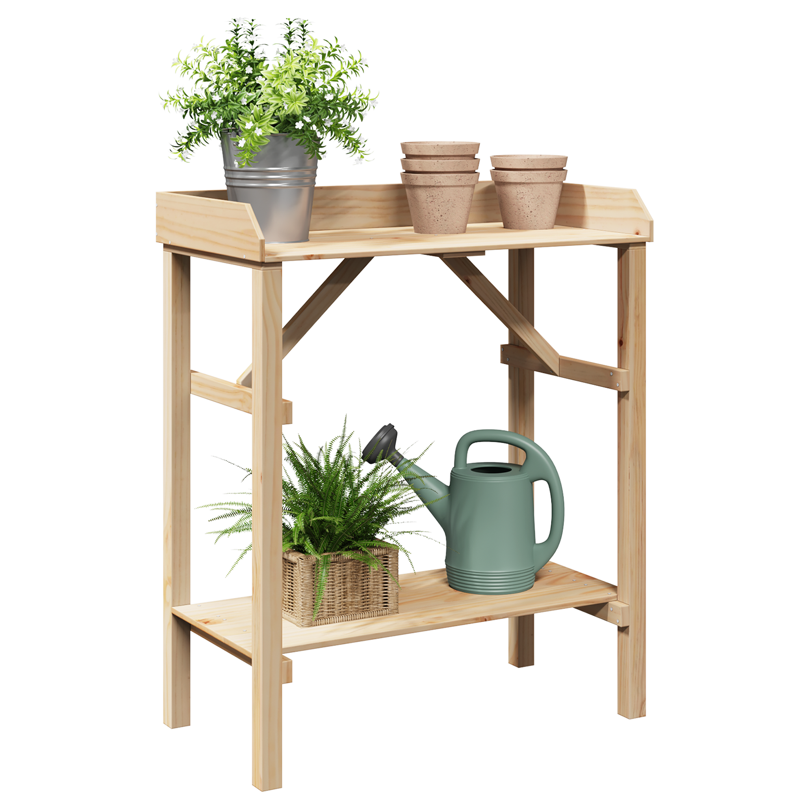 Masă de grădină pentru plantare  75x40x90 cm Lemn masiv de pin GartenMobel Dekor