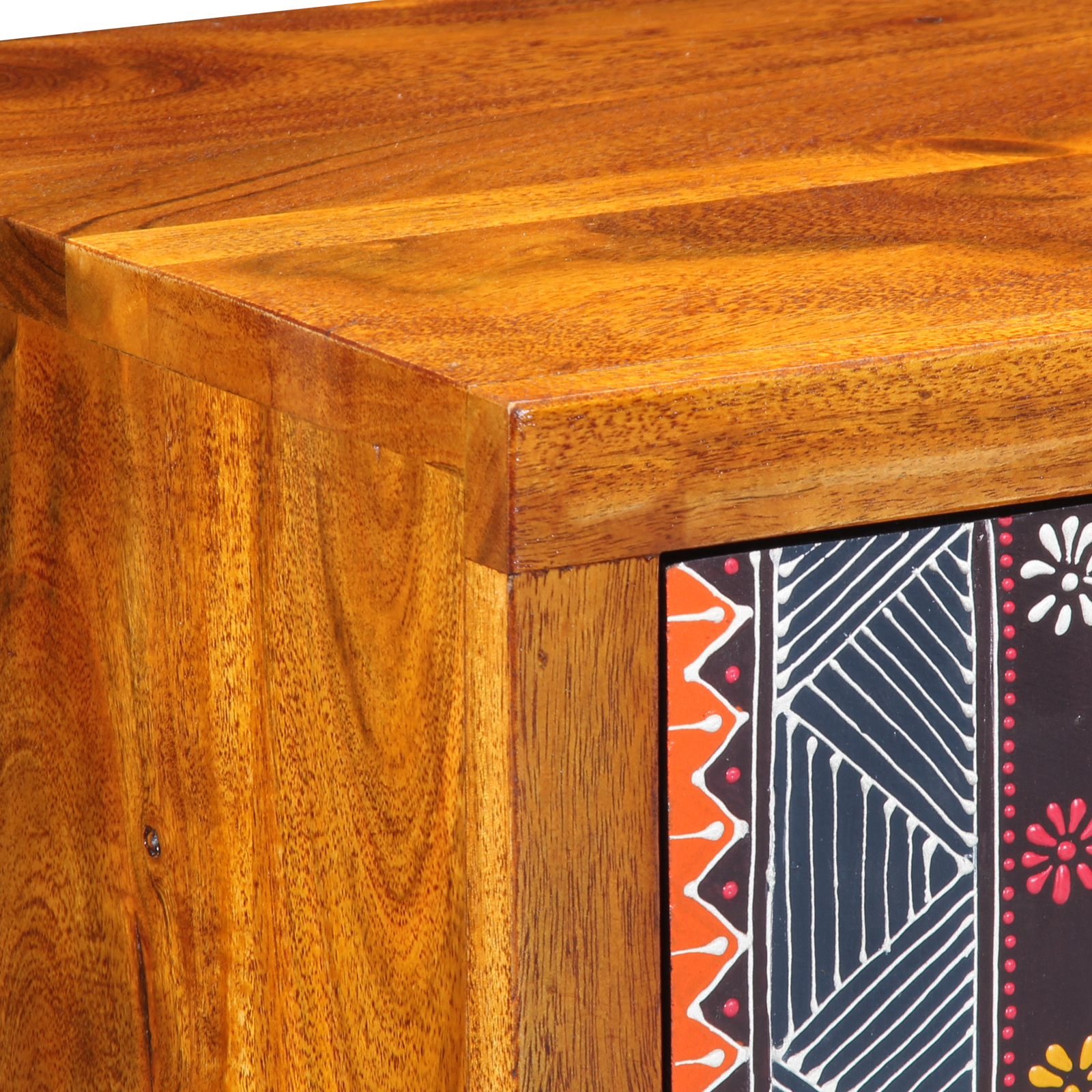 Cabinet lateral 40x35x45 cm Lemn masiv de acacia GartenMobel Dekor