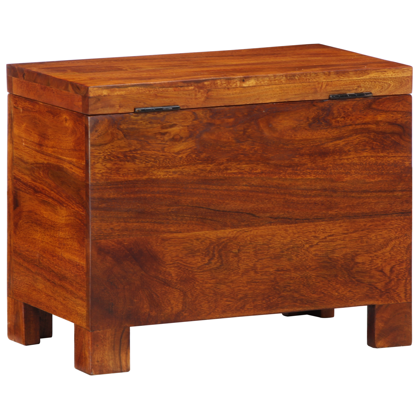 Cutie de depozitare Maro Deschis 50x30x40 cm Lemn masiv de Acacia GartenMobel Dekor