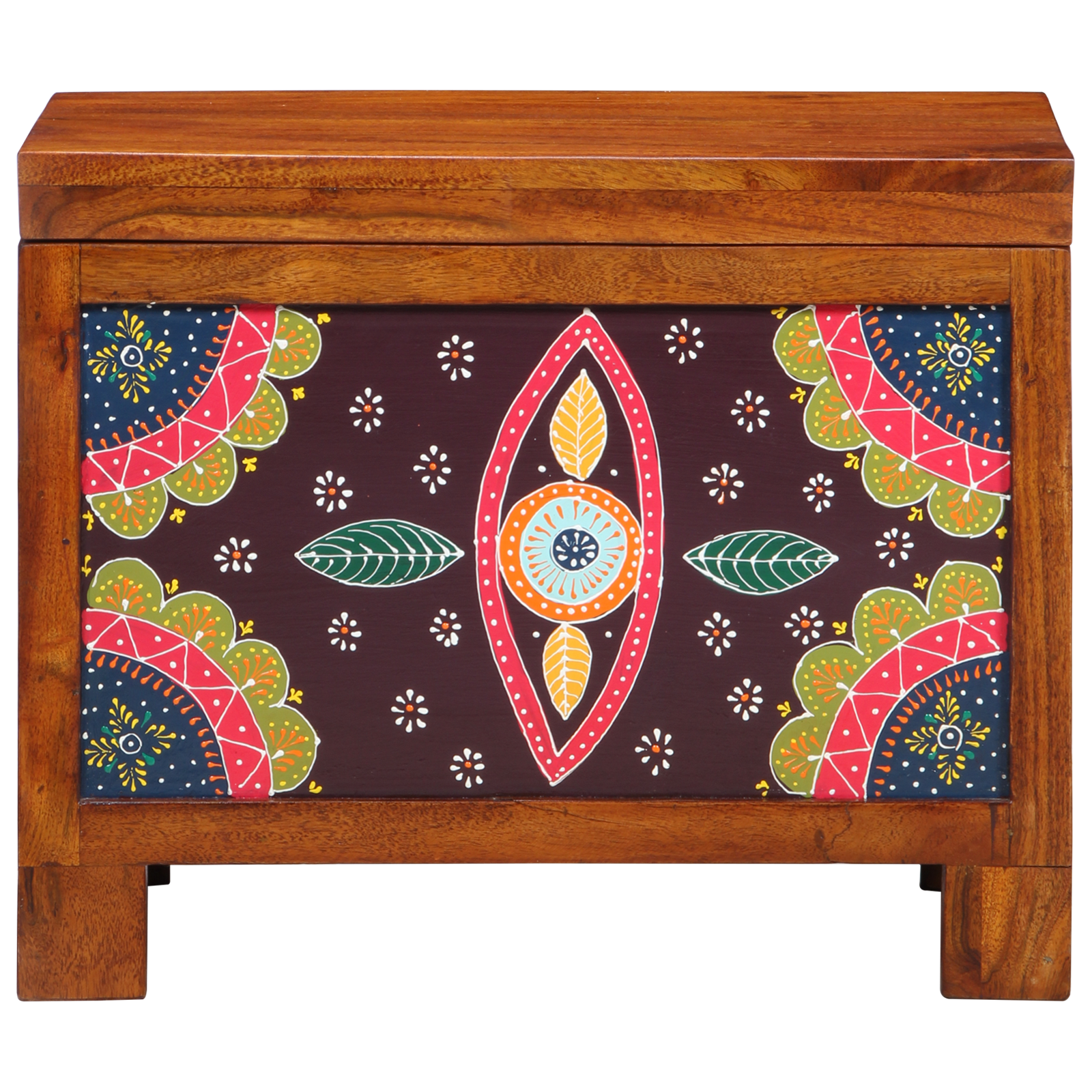 Cutie de depozitare Maro Deschis 50x30x40 cm Lemn masiv de Acacia GartenMobel Dekor