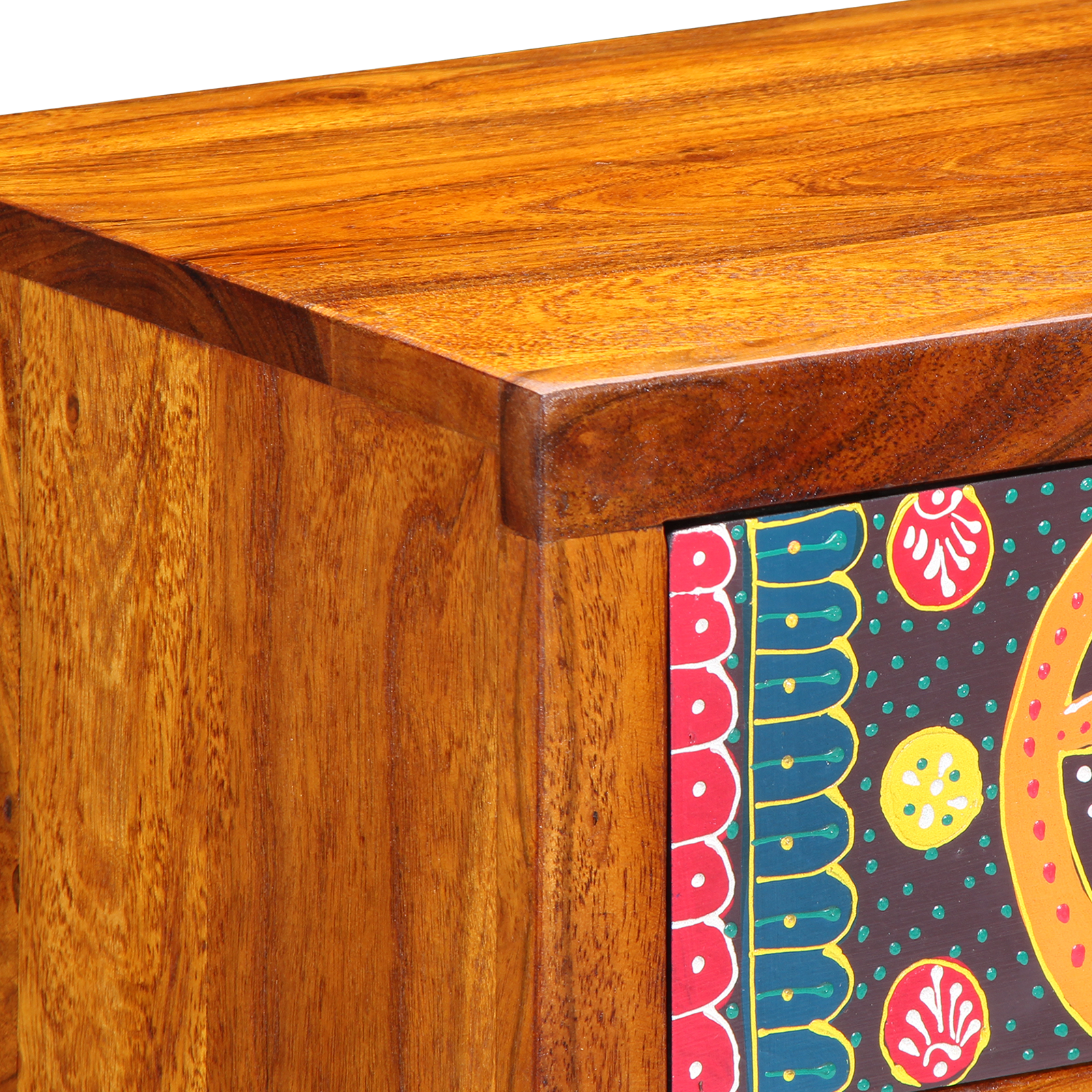 Noptieră 40x35x35 cm Lemn solid de acacia GartenMobel Dekor