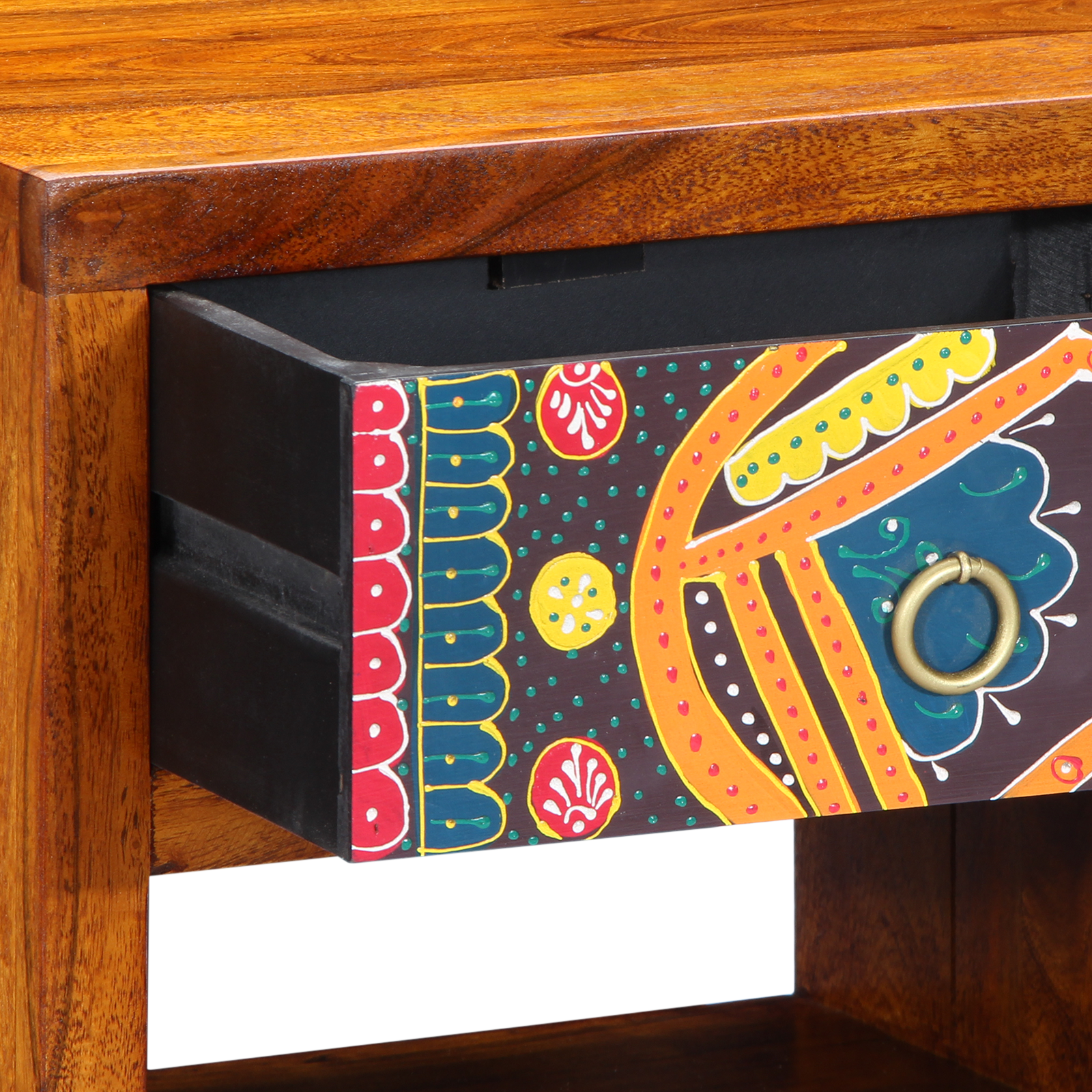 Noptieră 40x35x35 cm Lemn solid de acacia GartenMobel Dekor