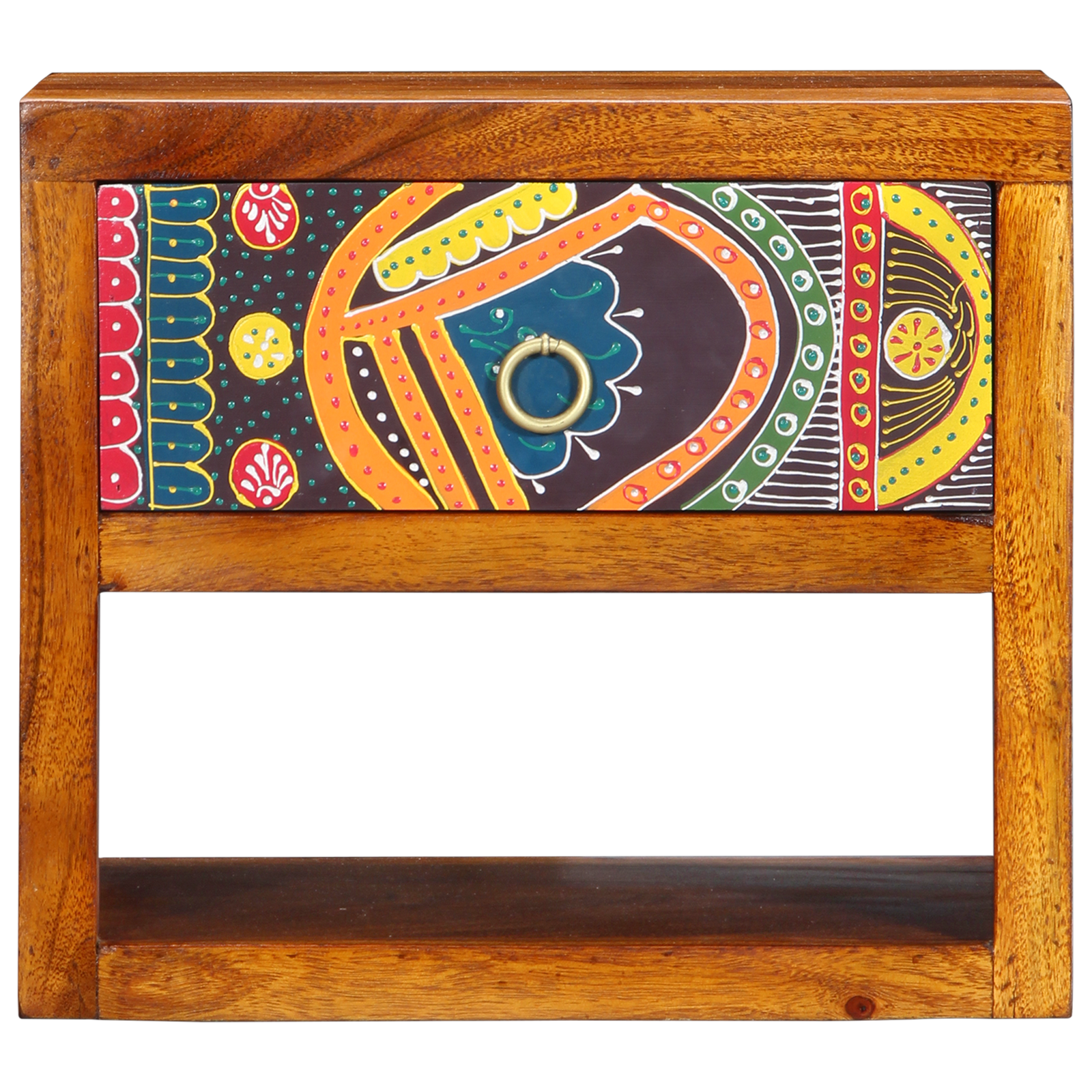 Noptieră 40x35x35 cm Lemn solid de acacia GartenMobel Dekor