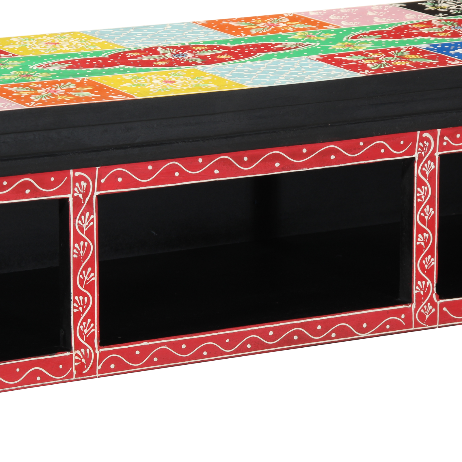 Cabinet TV Montat pe Perete Multicolor 100x30x22cm Lemn Tehnologizat GartenMobel Dekor