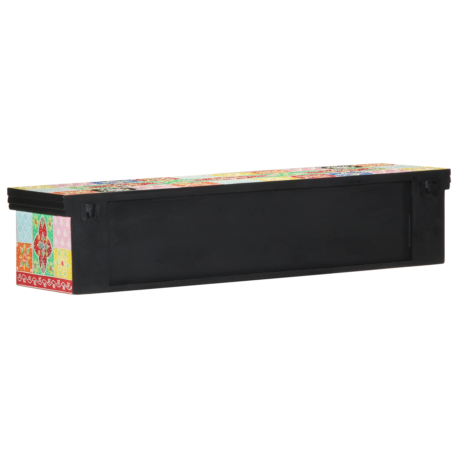 Cabinet TV Montat pe Perete Multicolor 100x30x22cm Lemn Tehnologizat GartenMobel Dekor