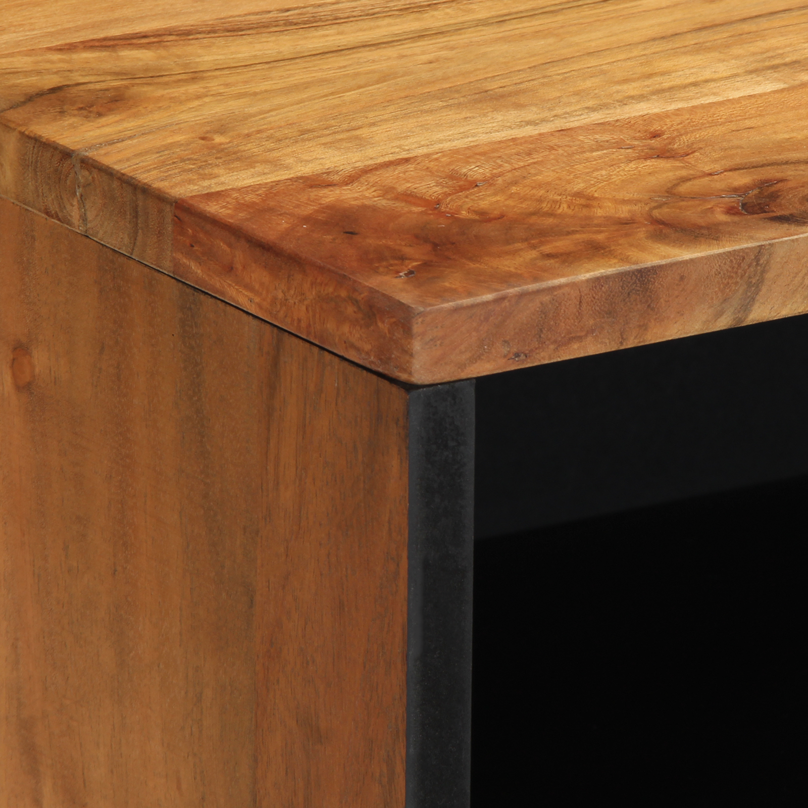 Dulap TV 80x31,5x46 cm Lemn solid de acacia GartenMobel Dekor