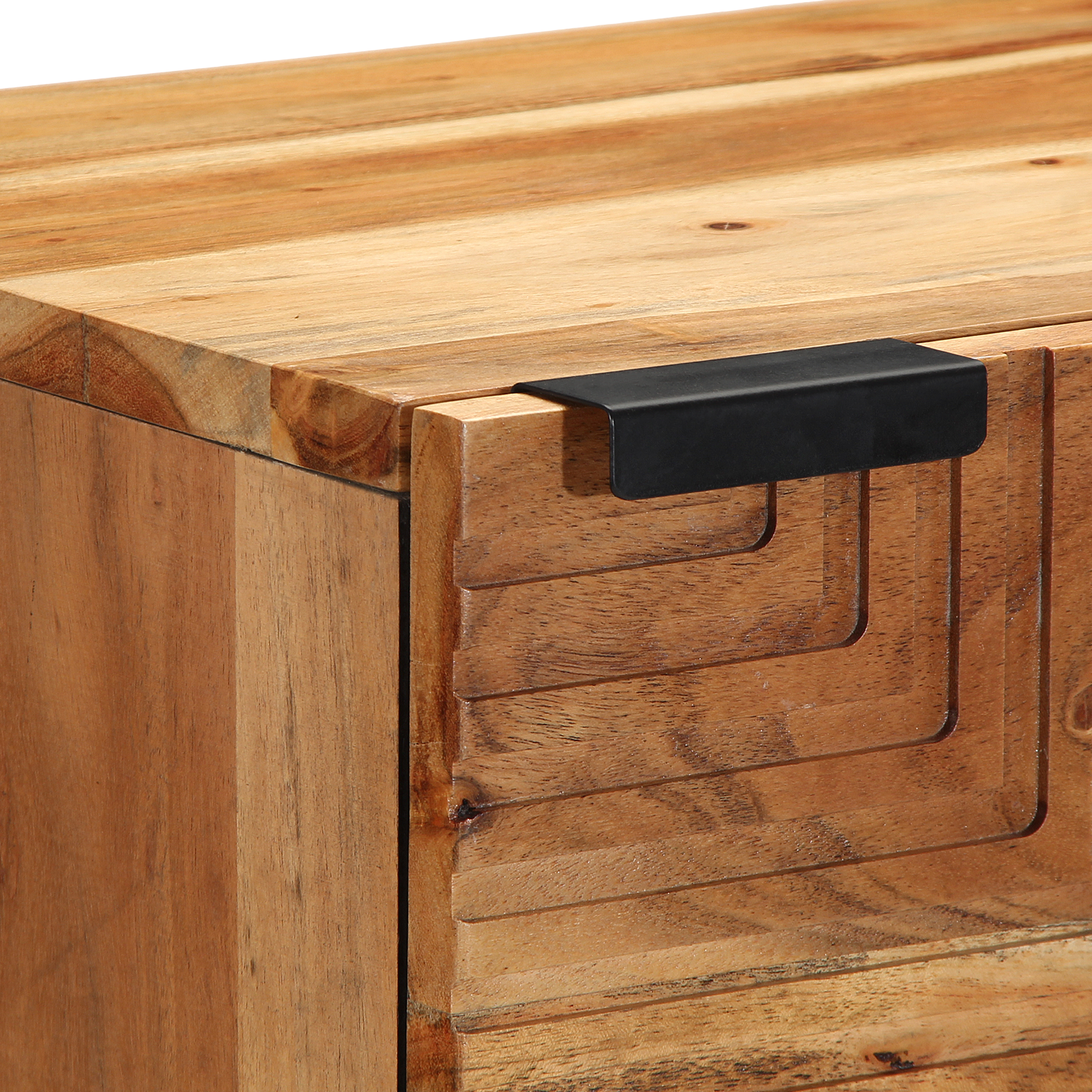 Highboard 40x33x110 cm Lemn masiv de acacia GartenMobel Dekor