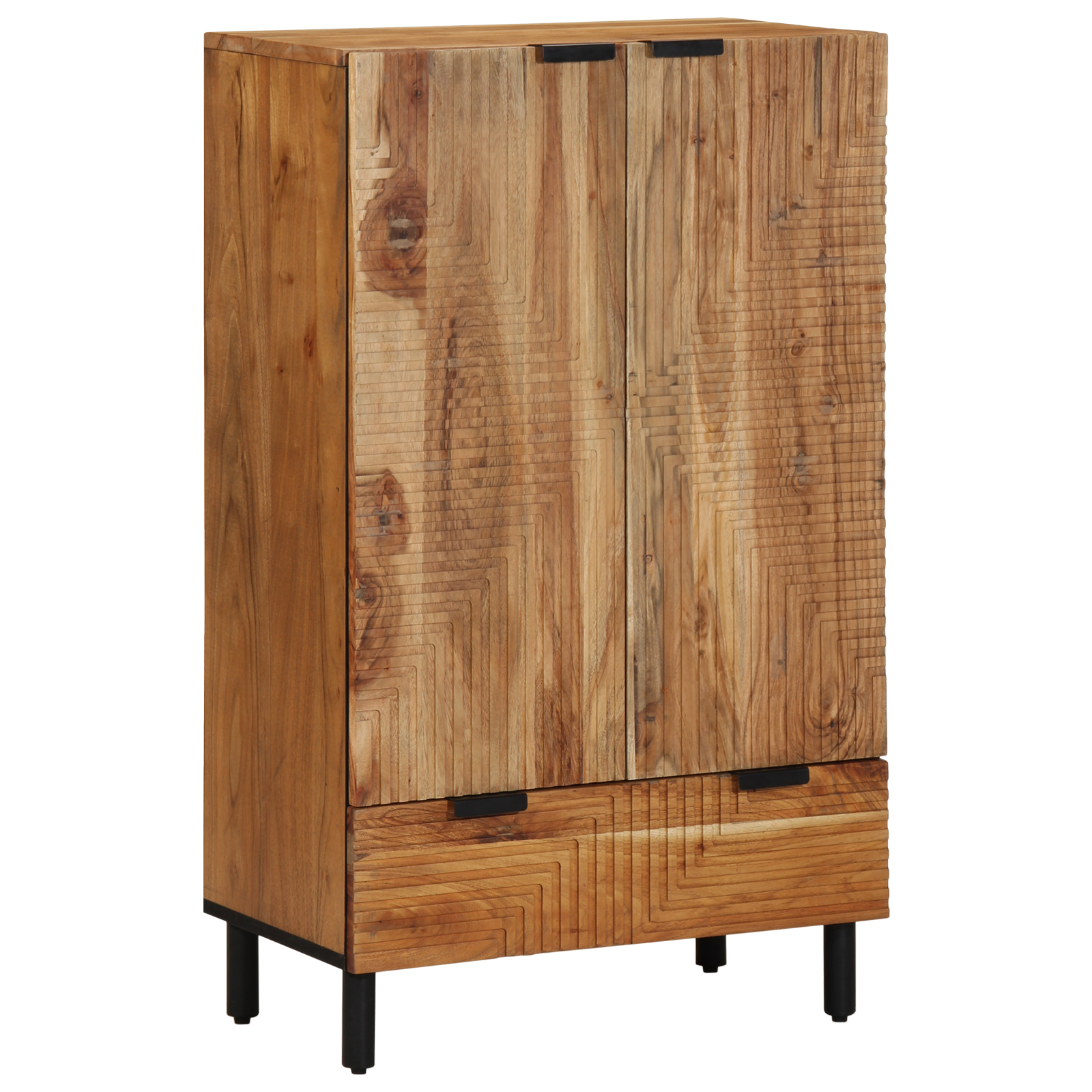 Highboard 60x33x100 cm Lemn Masiv de Acacia GartenMobel Dekor