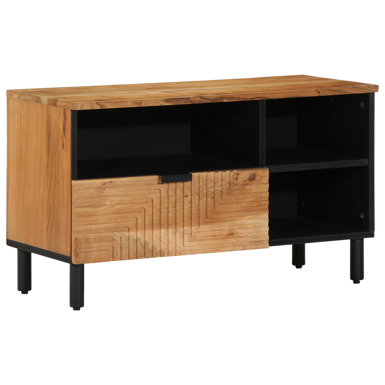 Mobilier TV 80x33,5x46 cm Lemn solid de acacia GartenMobel Dekor