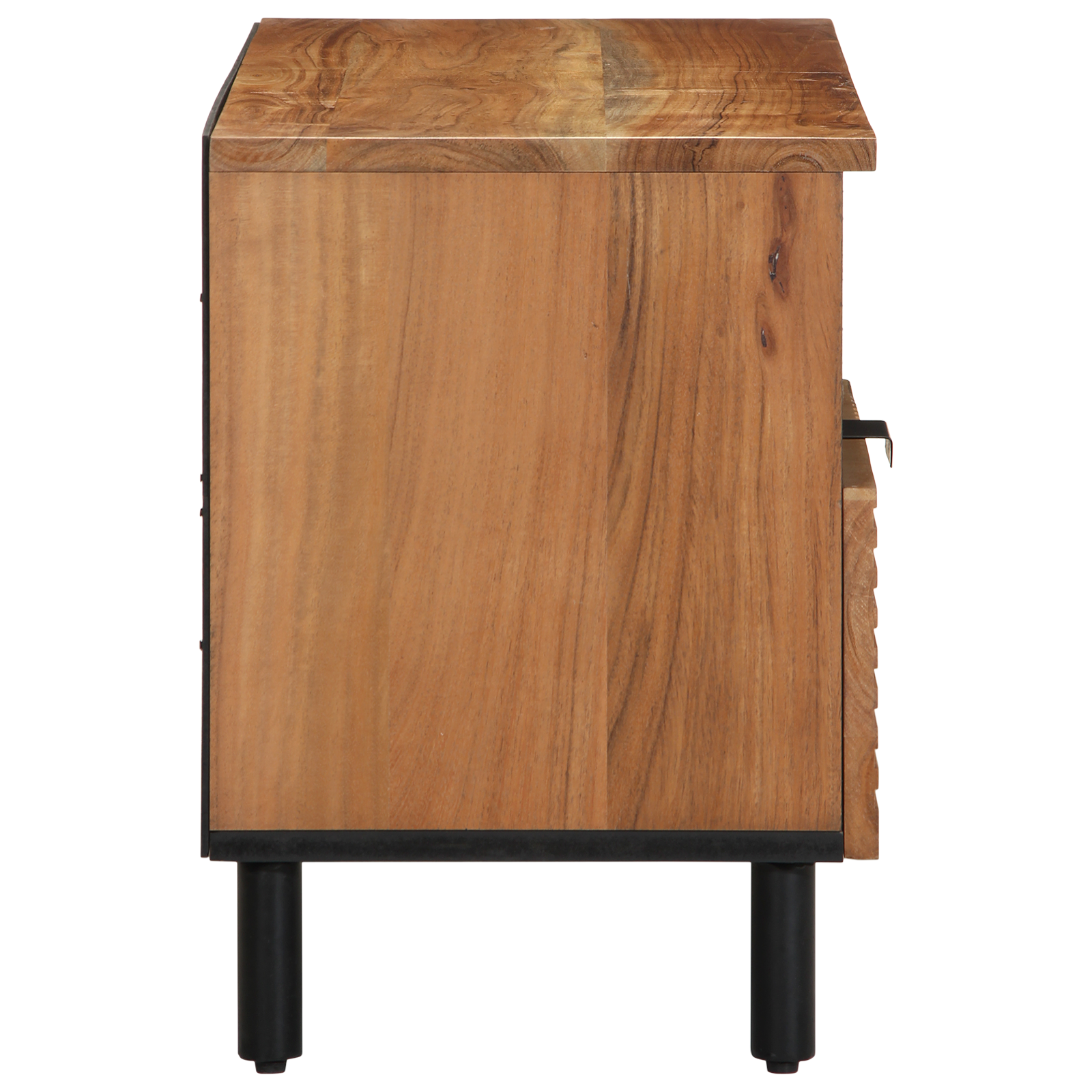Mobilier TV 80x33,5x46 cm Lemn solid de acacia GartenMobel Dekor