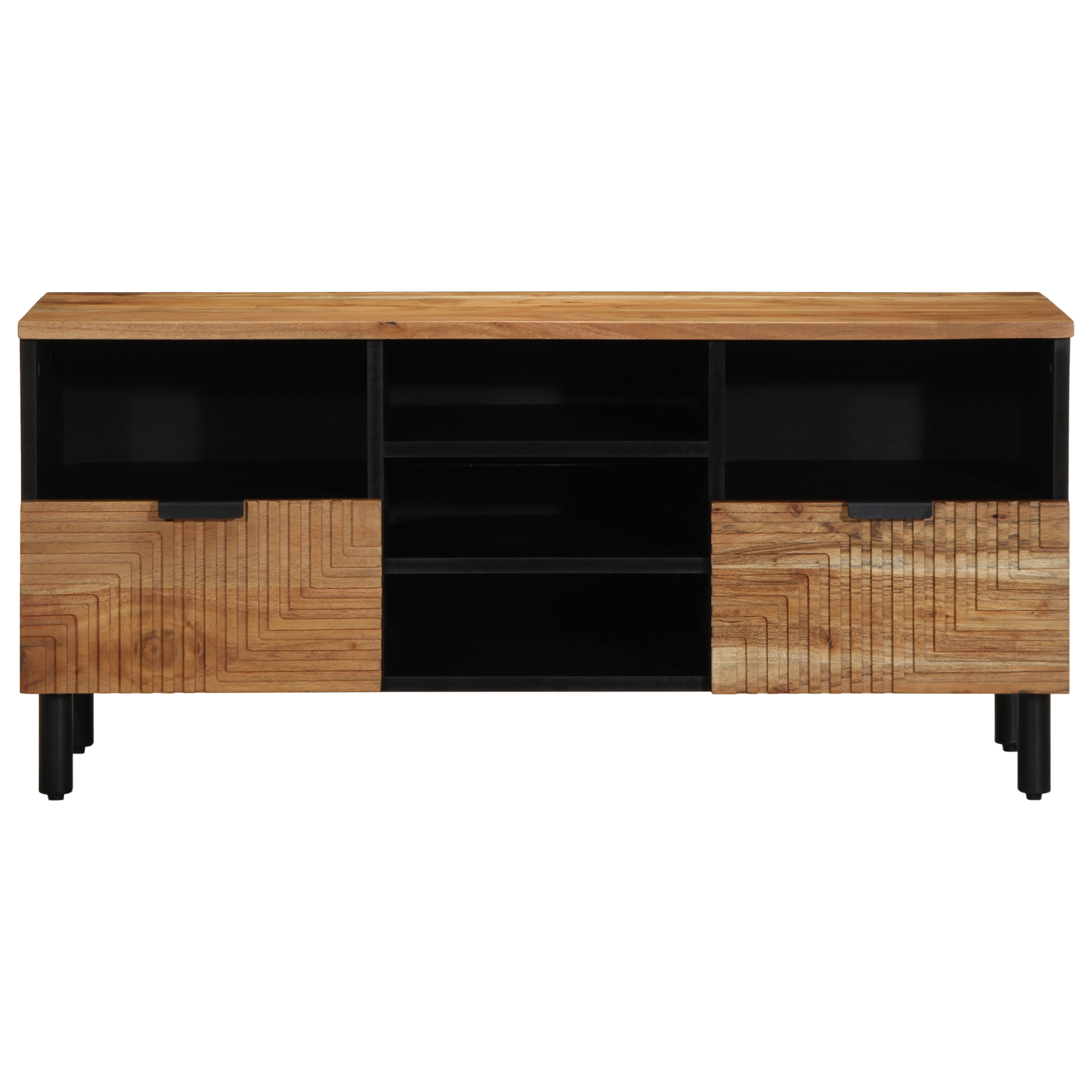 Cabinet TV  100x33,5x46 cm din lemn masiv de acacia GartenMobel Dekor