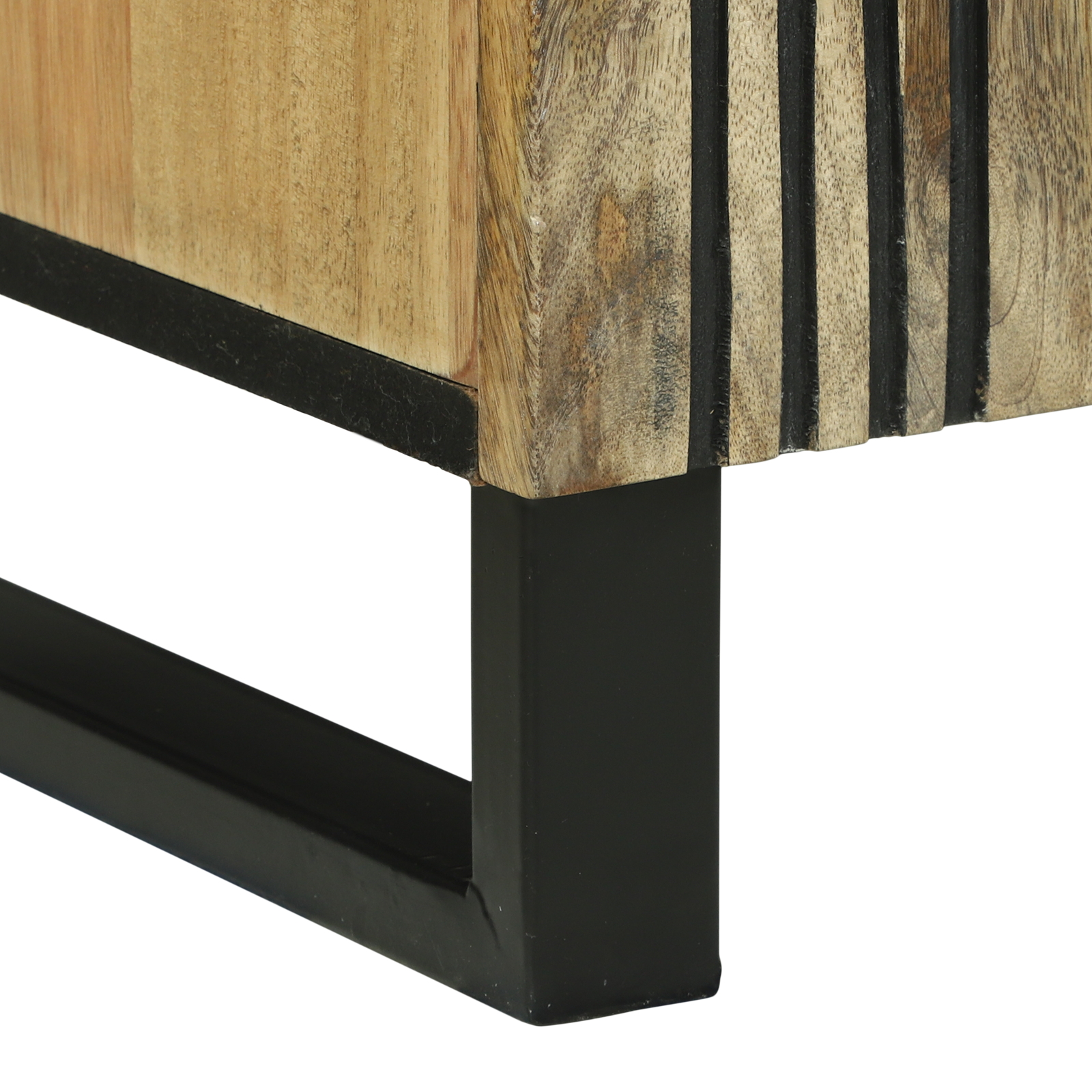 Cabinet TV 105x33.5x46 cm Lemn Masiv de Mango și Lemn Îngenunchiat GartenMobel Dekor