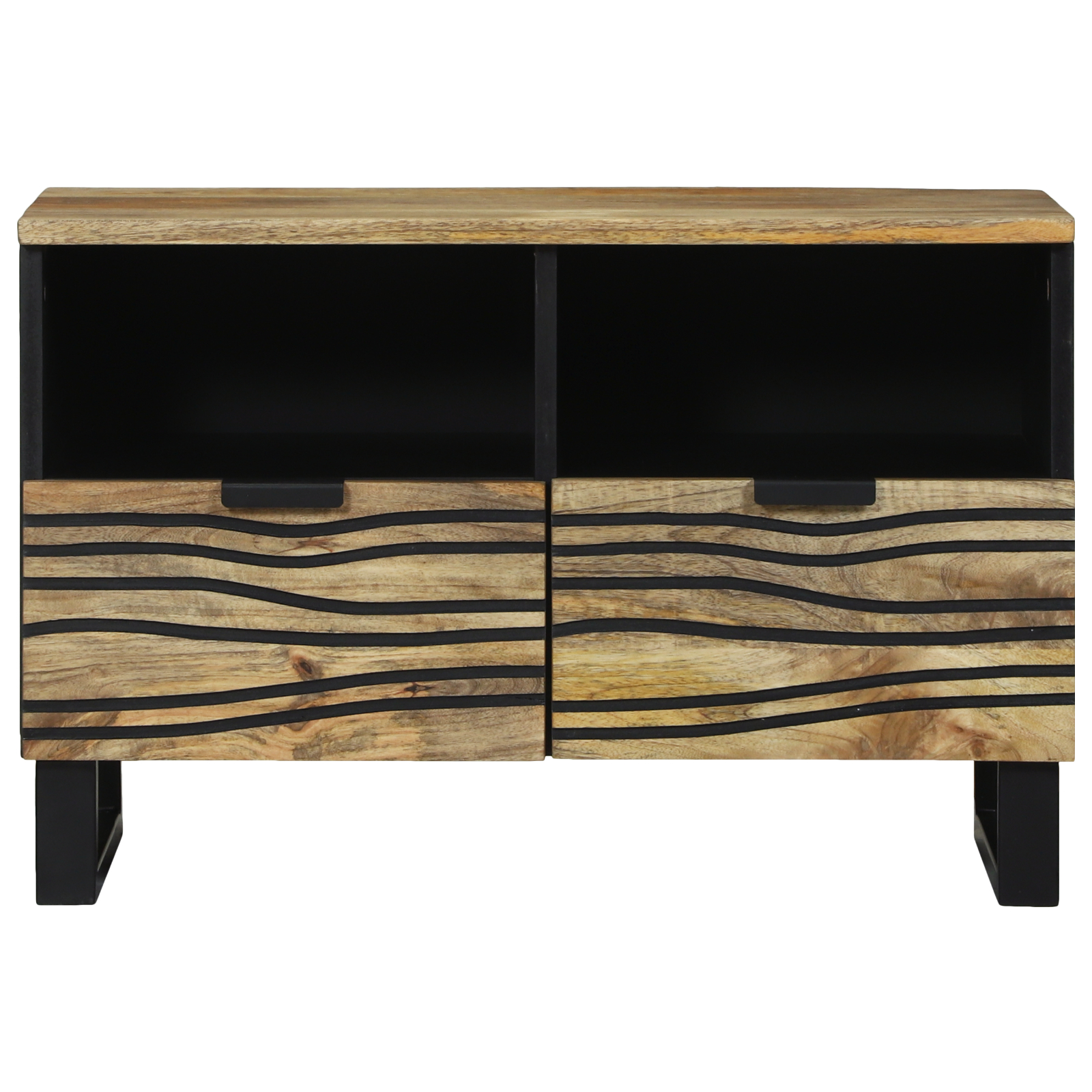 Sertar pentru TV 70x33.5x46 cm Lemn Masiv de Mango GartenMobel Dekor