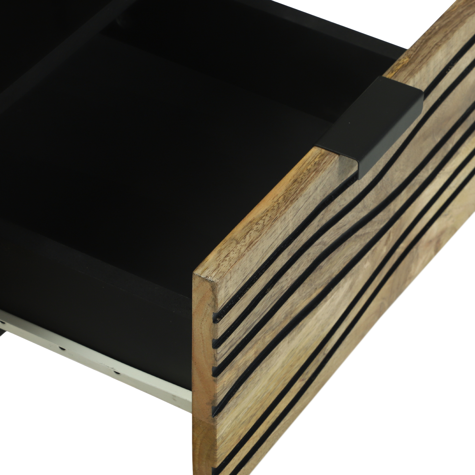 Sertar pentru TV 70x33.5x46 cm Lemn Masiv de Mango GartenMobel Dekor