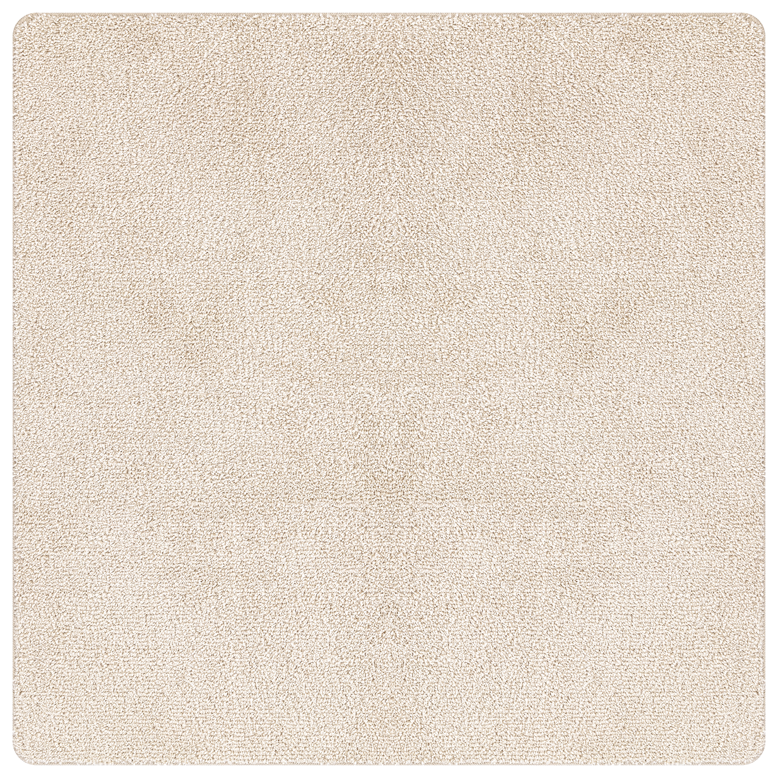 Covor pufos  cu spate din latex crem 200x200 cm GartenMobel Dekor