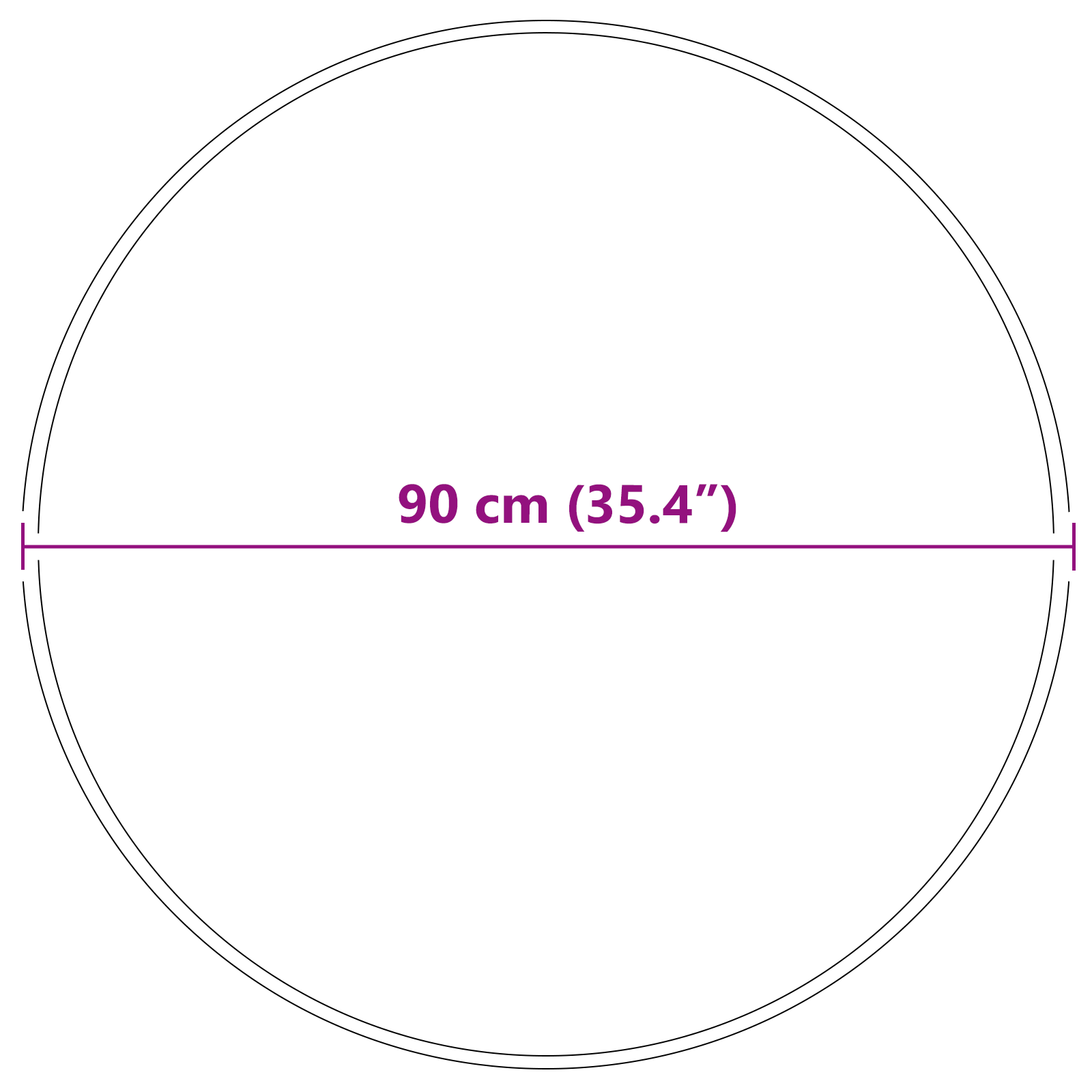 Covor shaggy  cu suport din latex crem ø90 cm GartenMobel Dekor