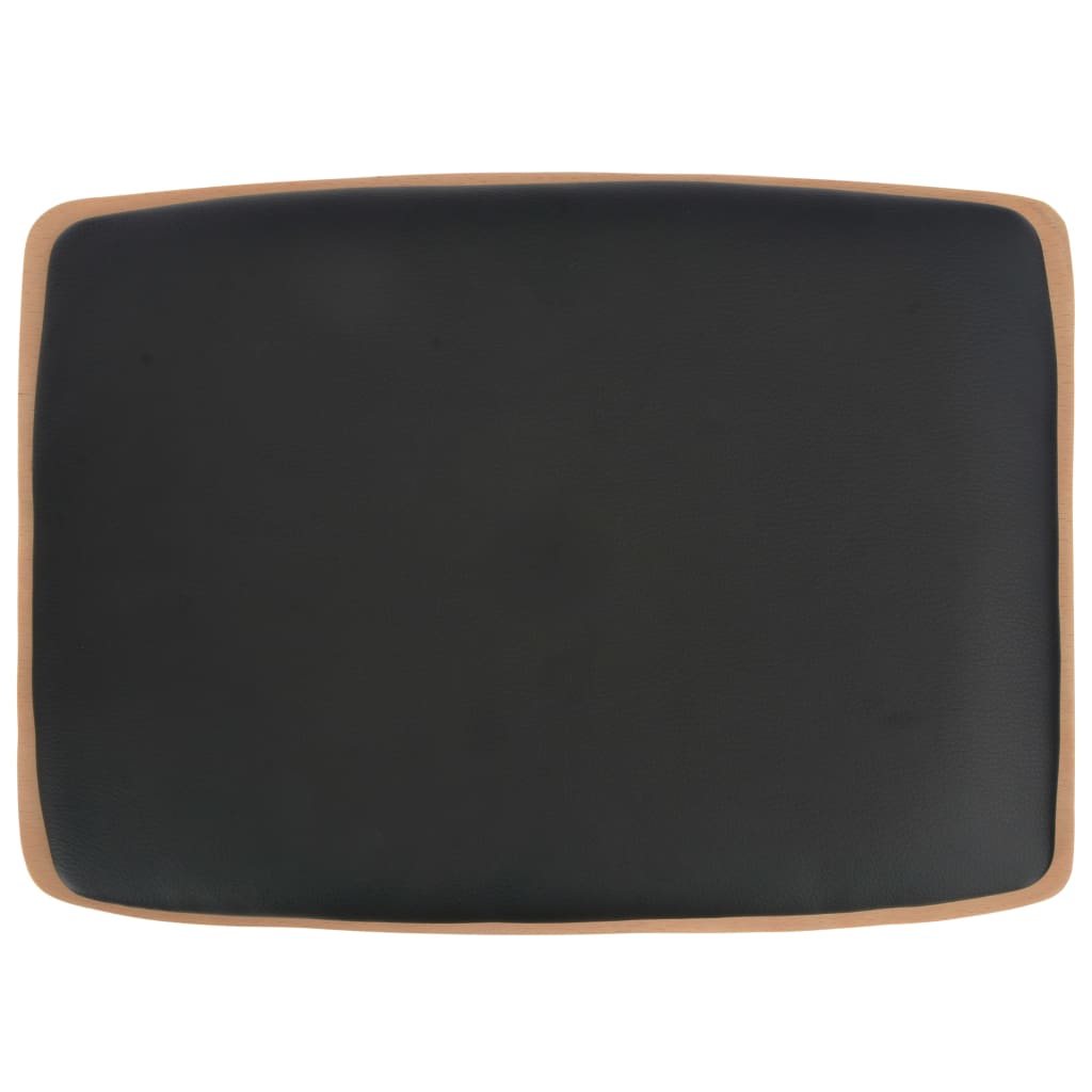 Set mobilier de bar, 3 piese, negru, oțel GartenMobel Dekor