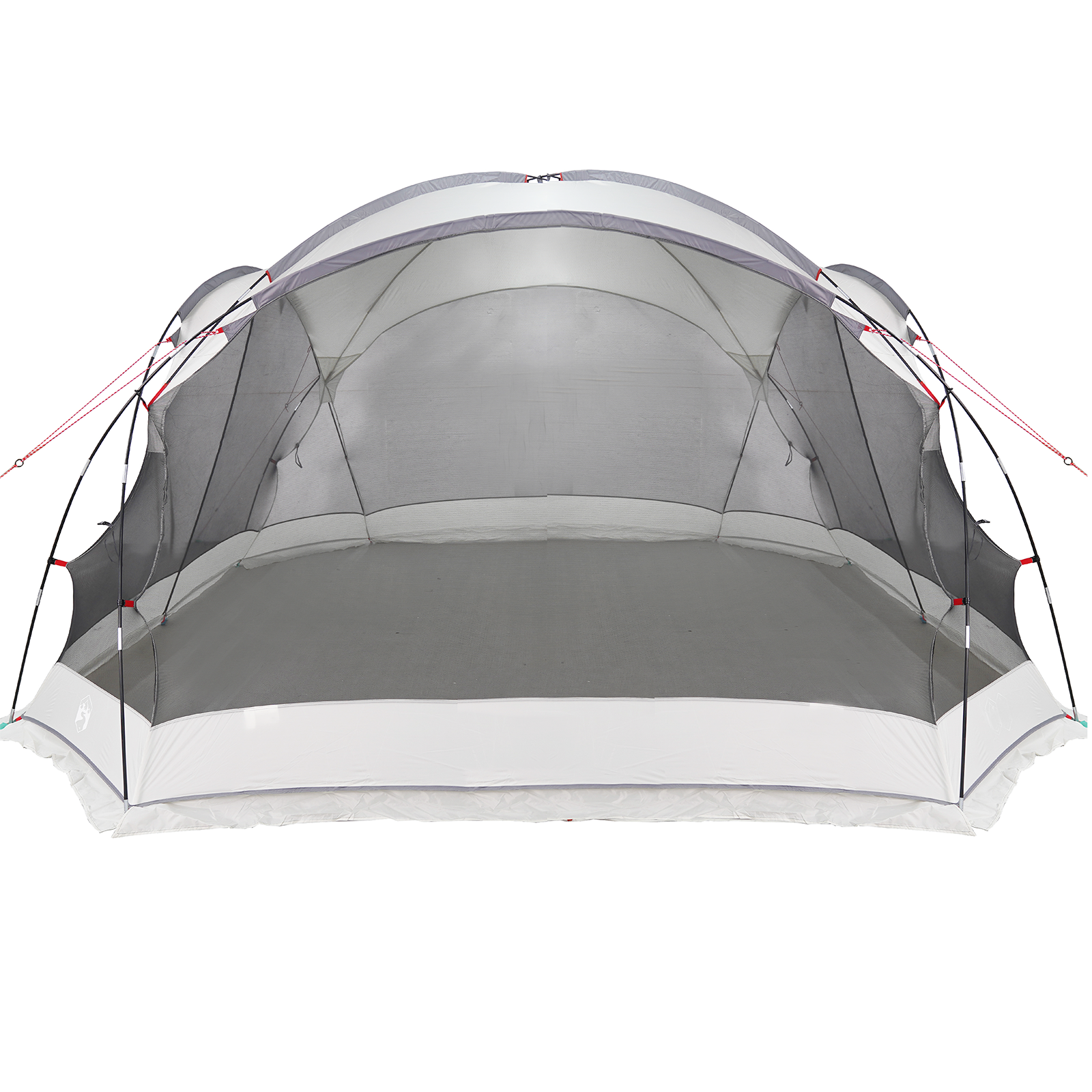 Plasă de țânțari pentru camping cu uși Gri pentru 8 persoane, impermeabilă GartenMobel Dekor