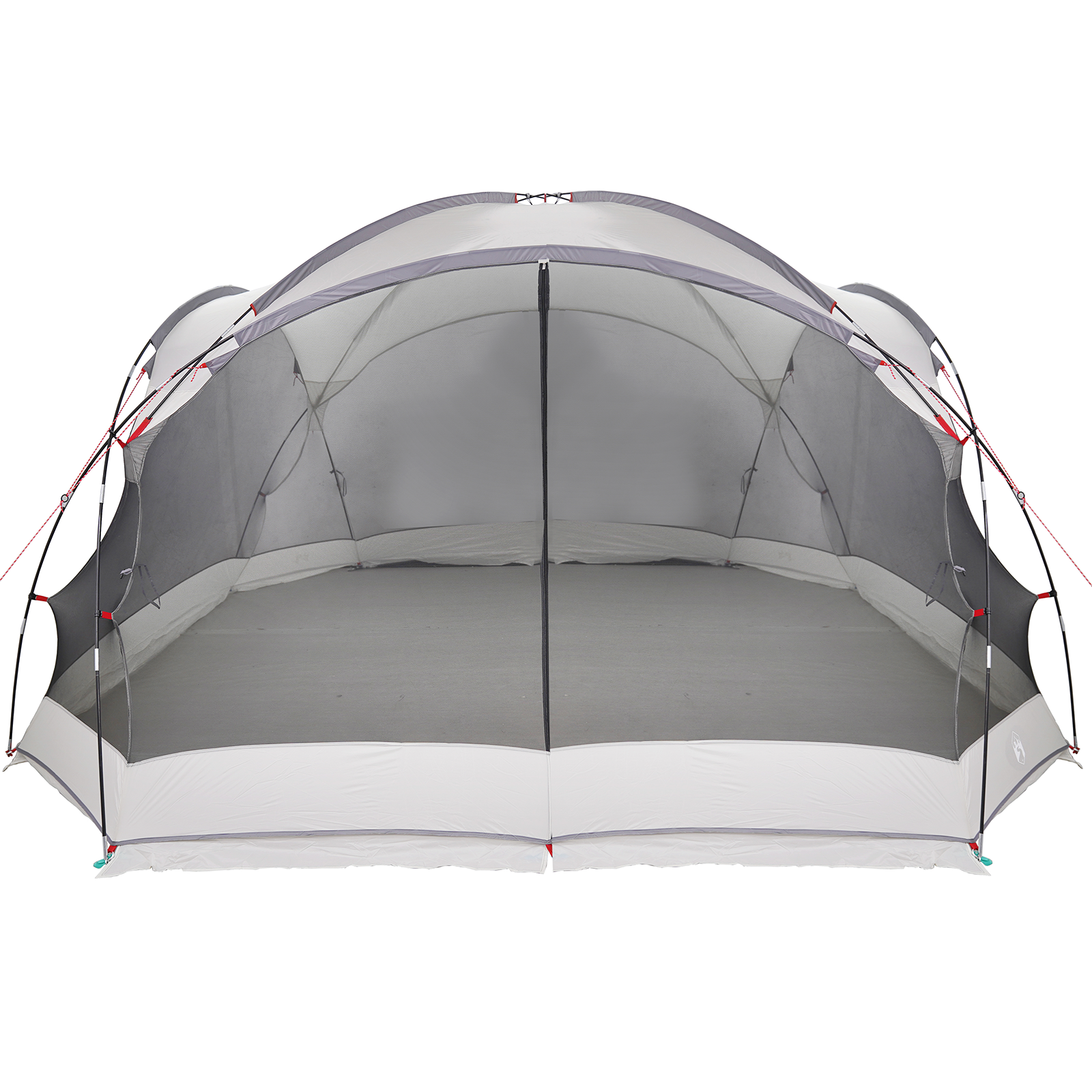 Plasă de țânțari pentru camping cu uși Gri pentru 8 persoane, impermeabilă GartenMobel Dekor