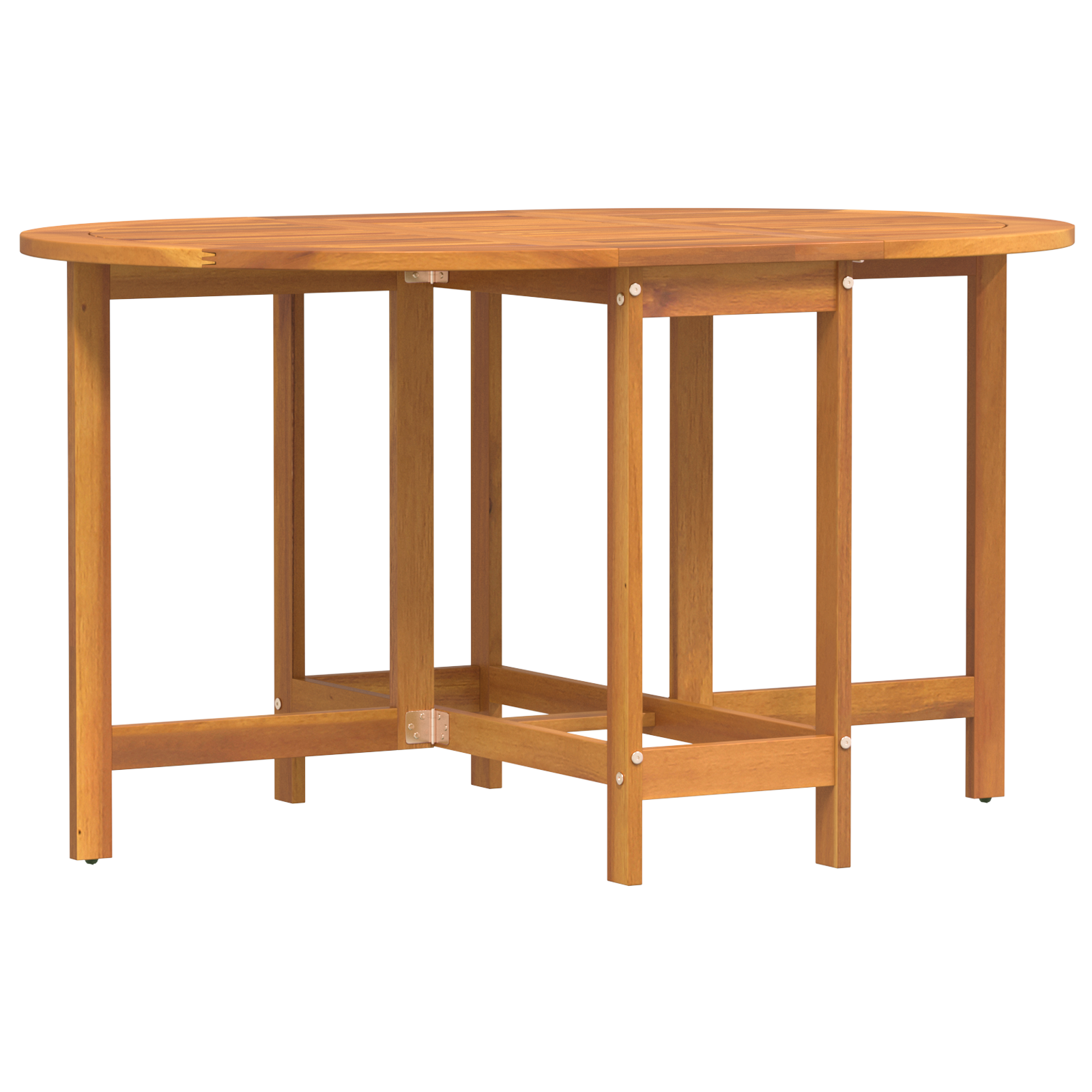 Masă de grădină pliabilă  110x60x72 cm din lemn masiv de acacia, ovală GartenMobel Dekor