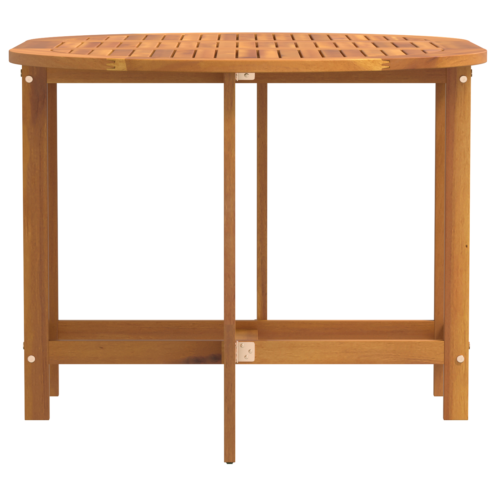 Masă de grădină pliabilă  110x60x72 cm din lemn masiv de acacia, ovală GartenMobel Dekor