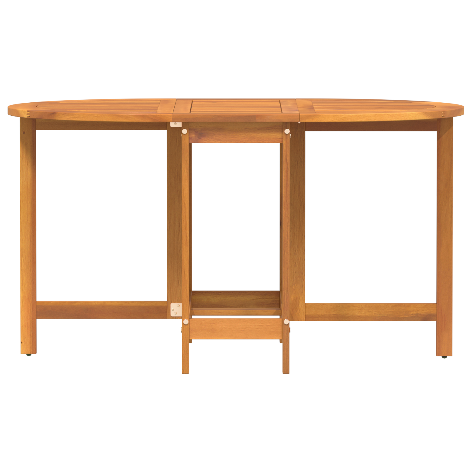 Masă de grădină pliabilă  110x60x72 cm din lemn masiv de acacia, ovală GartenMobel Dekor