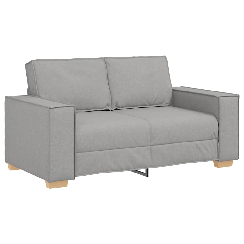 Canapea cu 2 locuri, gri nor, 120 cm, material textil GartenMobel Dekor