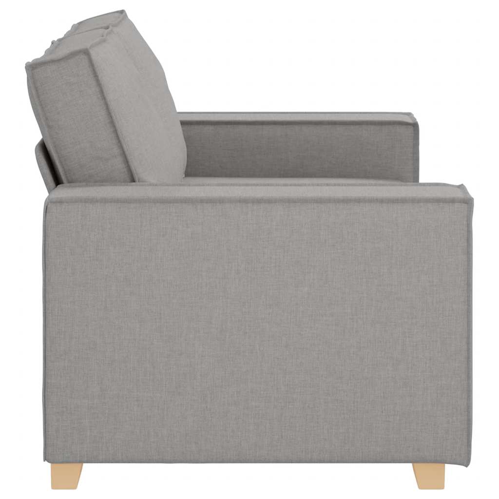 Canapea cu 2 locuri, gri nor, 120 cm, material textil GartenMobel Dekor