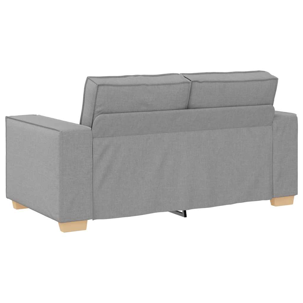 Canapea cu 2 locuri, gri nor, 120 cm, material textil GartenMobel Dekor