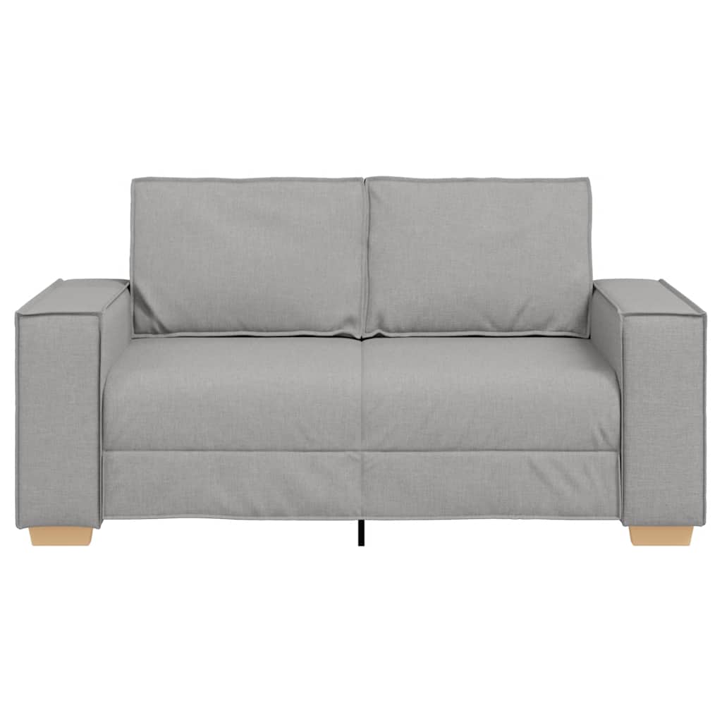 Canapea cu 2 locuri, gri nor, 120 cm, material textil GartenMobel Dekor