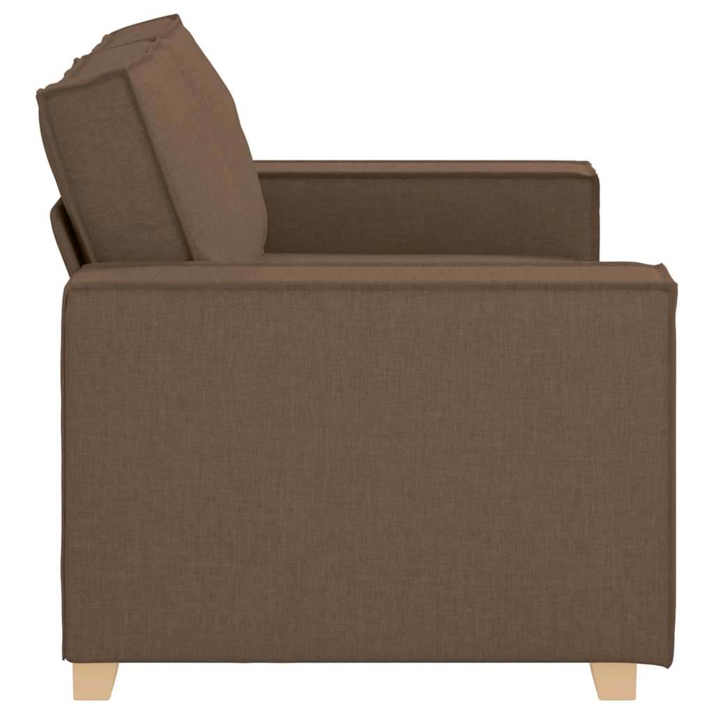 Canapea cu 2 locuri, maro, 120 cm, material textil GartenMobel Dekor