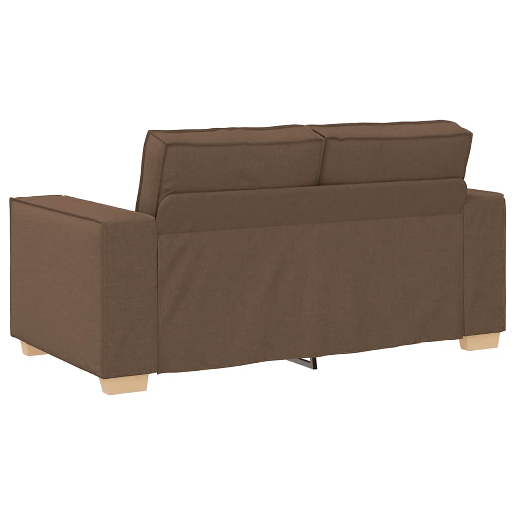 Canapea cu 2 locuri, maro, 120 cm, material textil GartenMobel Dekor