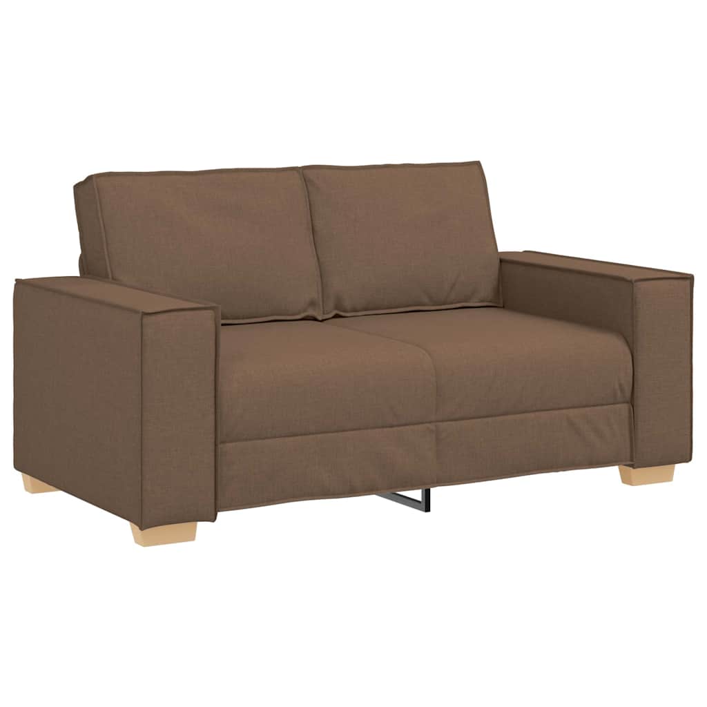 Canapea cu 2 locuri, maro, 120 cm, material textil GartenMobel Dekor