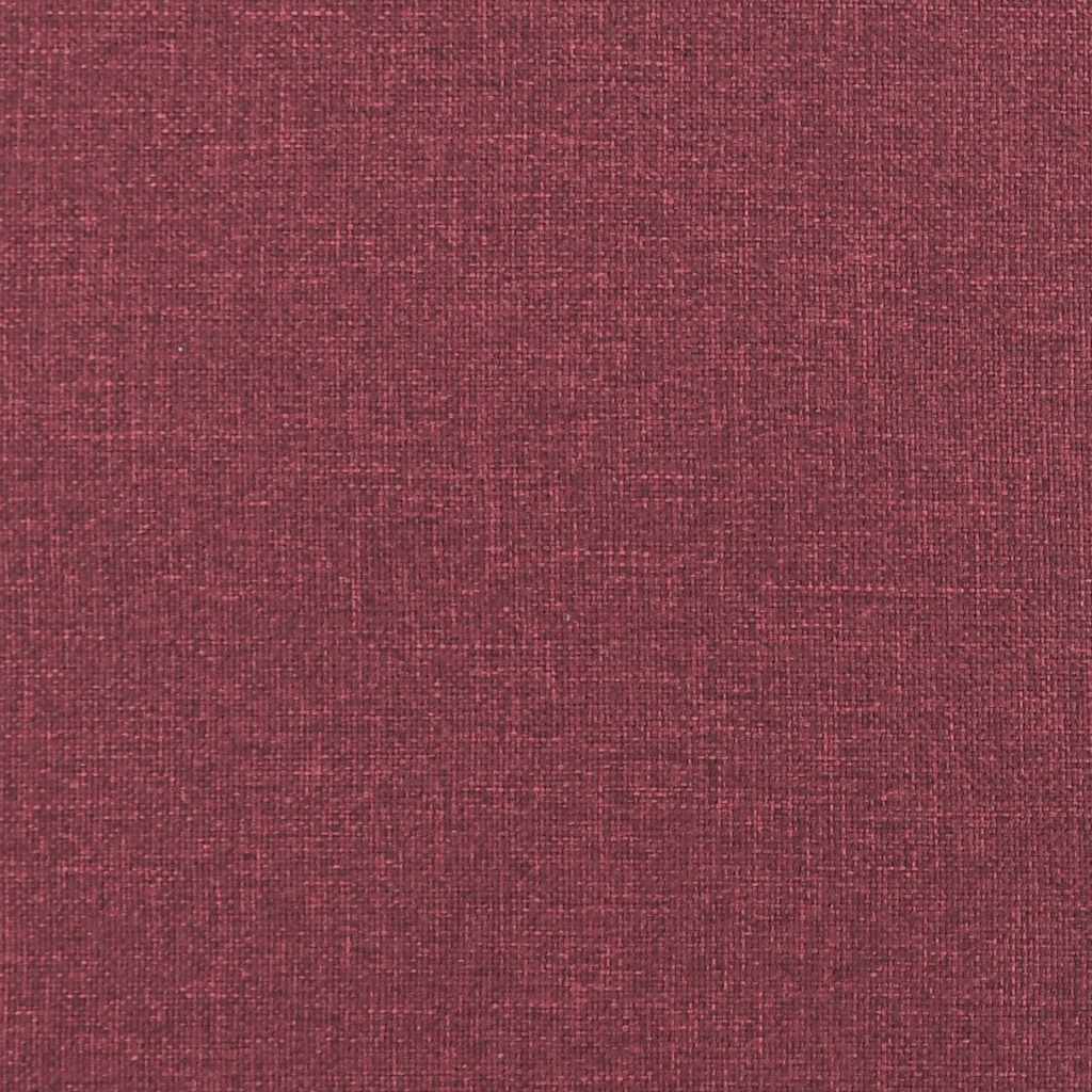 Canapea cu 2 locuri, roșu vin, 120 cm, material textil GartenMobel Dekor