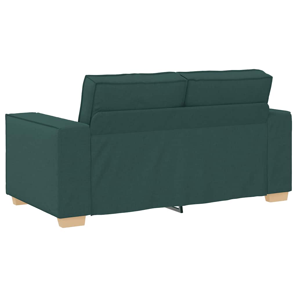 Canapea cu 2 locuri, verde închis, 120 cm, material textil GartenMobel Dekor