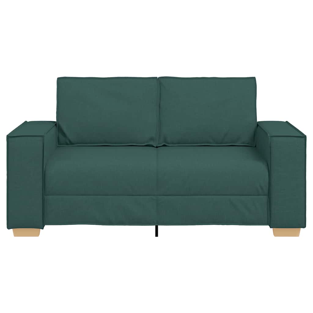 Canapea cu 2 locuri, verde închis, 120 cm, material textil GartenMobel Dekor