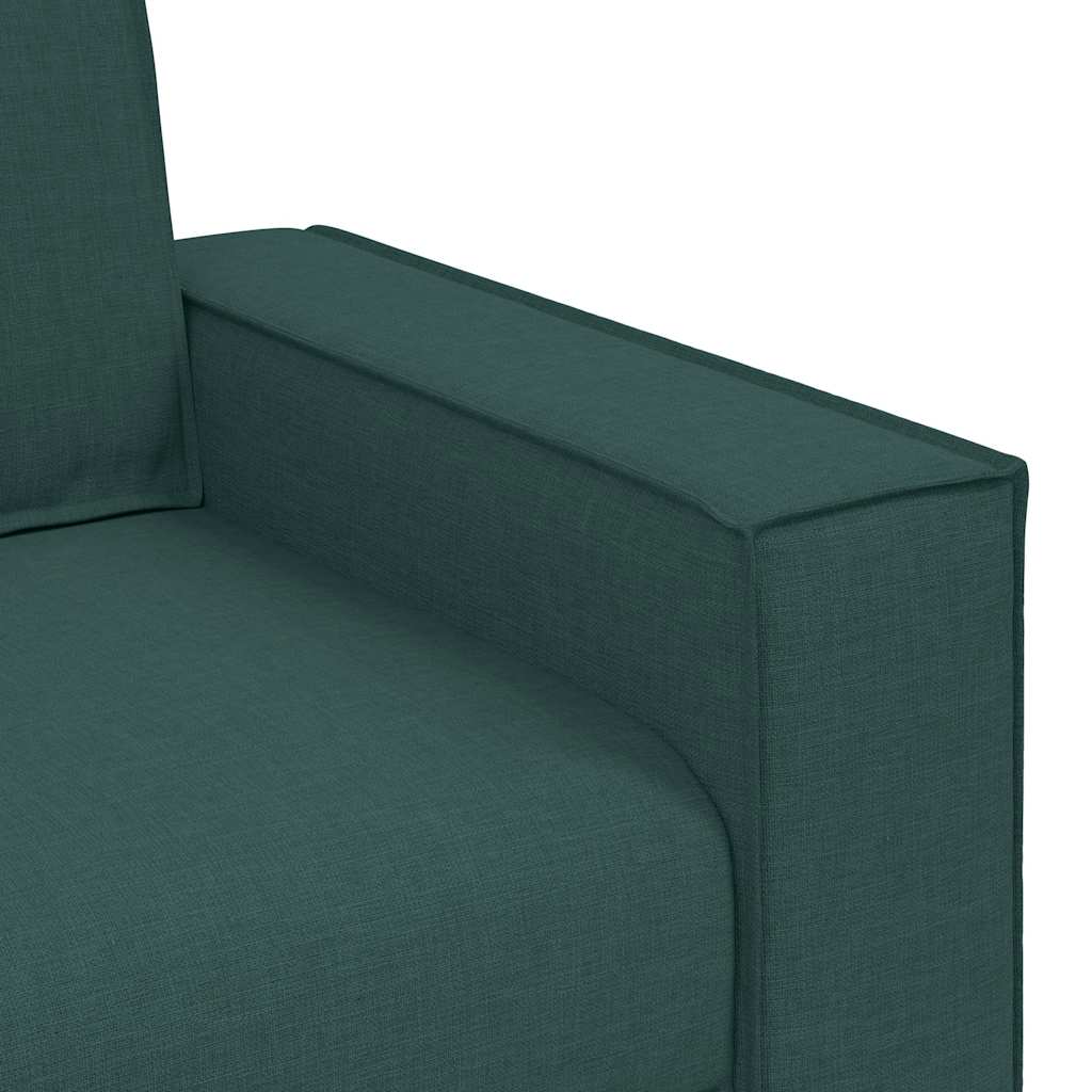 Canapea cu 2 locuri, verde închis, 120 cm, material textil GartenMobel Dekor