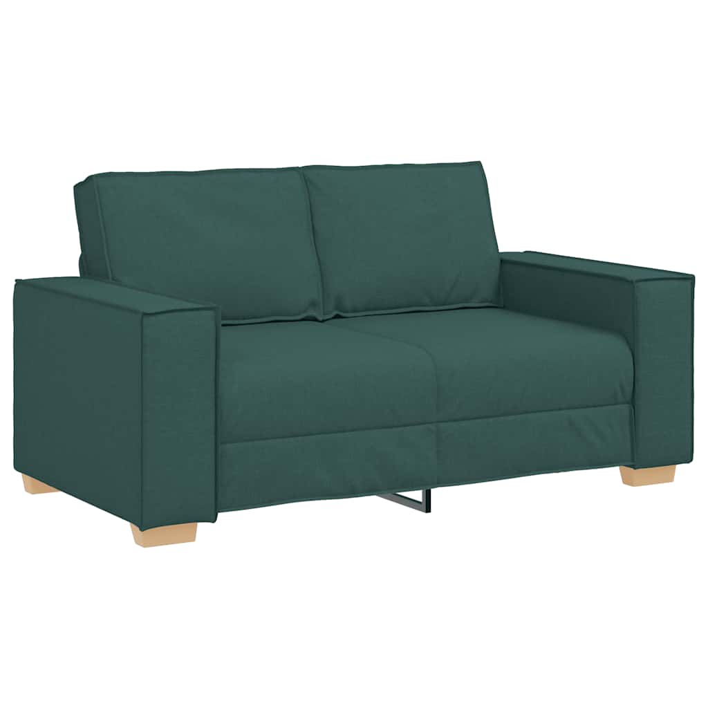 Canapea cu 2 locuri, verde închis, 120 cm, material textil GartenMobel Dekor