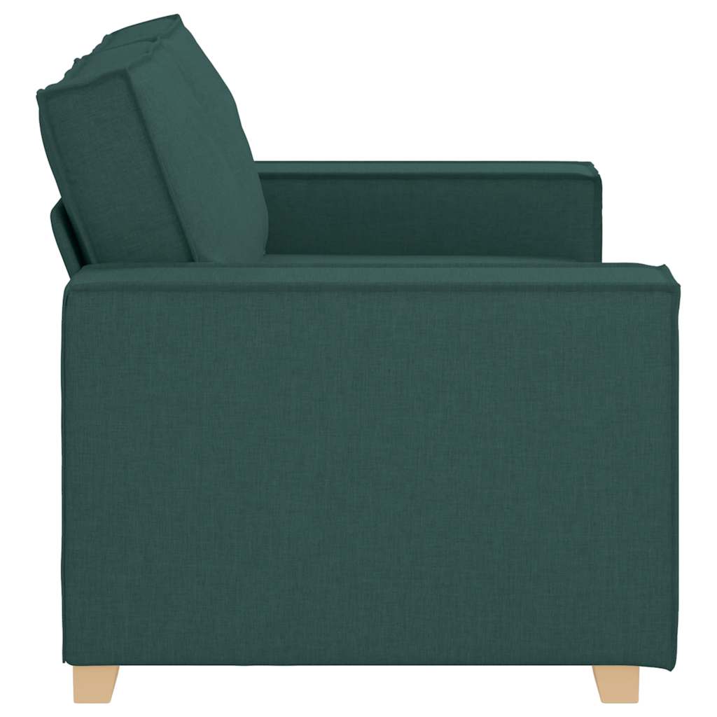 Canapea cu 2 locuri, verde închis, 120 cm, material textil GartenMobel Dekor
