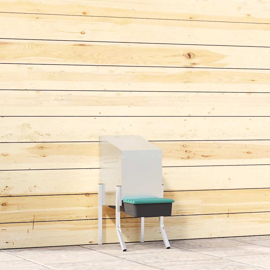 Cuib pentru găini cu 1 compartiment și picioare, oțel galvanizat GartenMobel Dekor